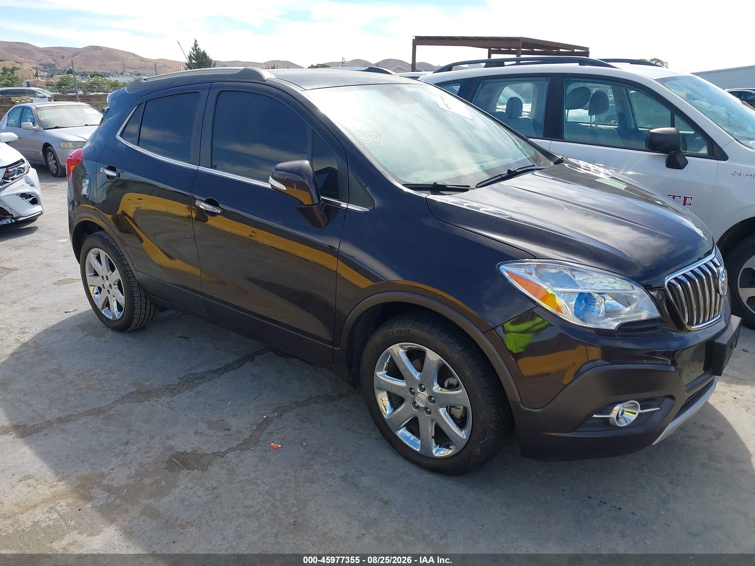 2014 Buick Encore Leather Brown vin: KL4CJCSB9EB608874