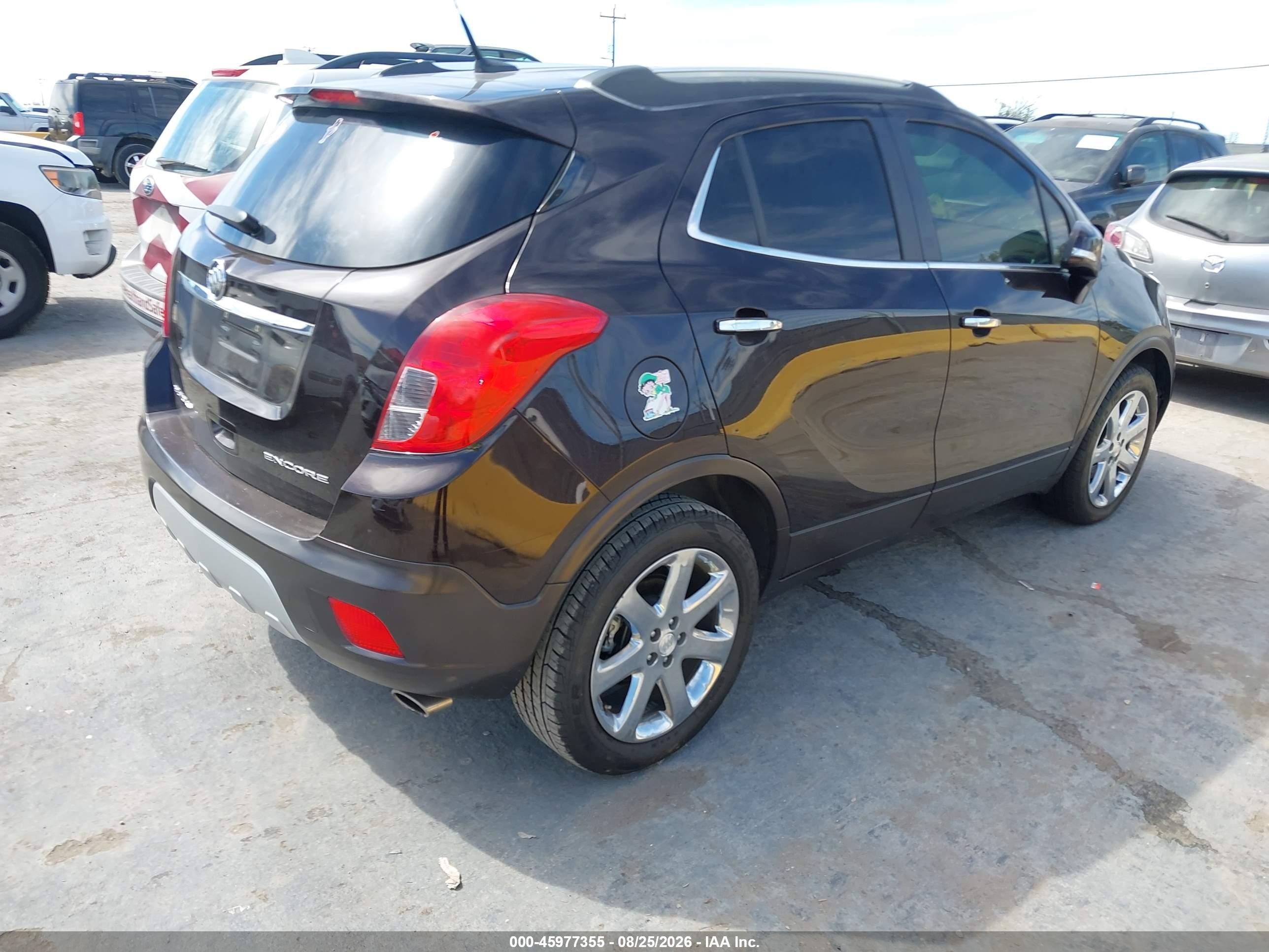 2014 Buick Encore Leather Brown vin: KL4CJCSB9EB608874