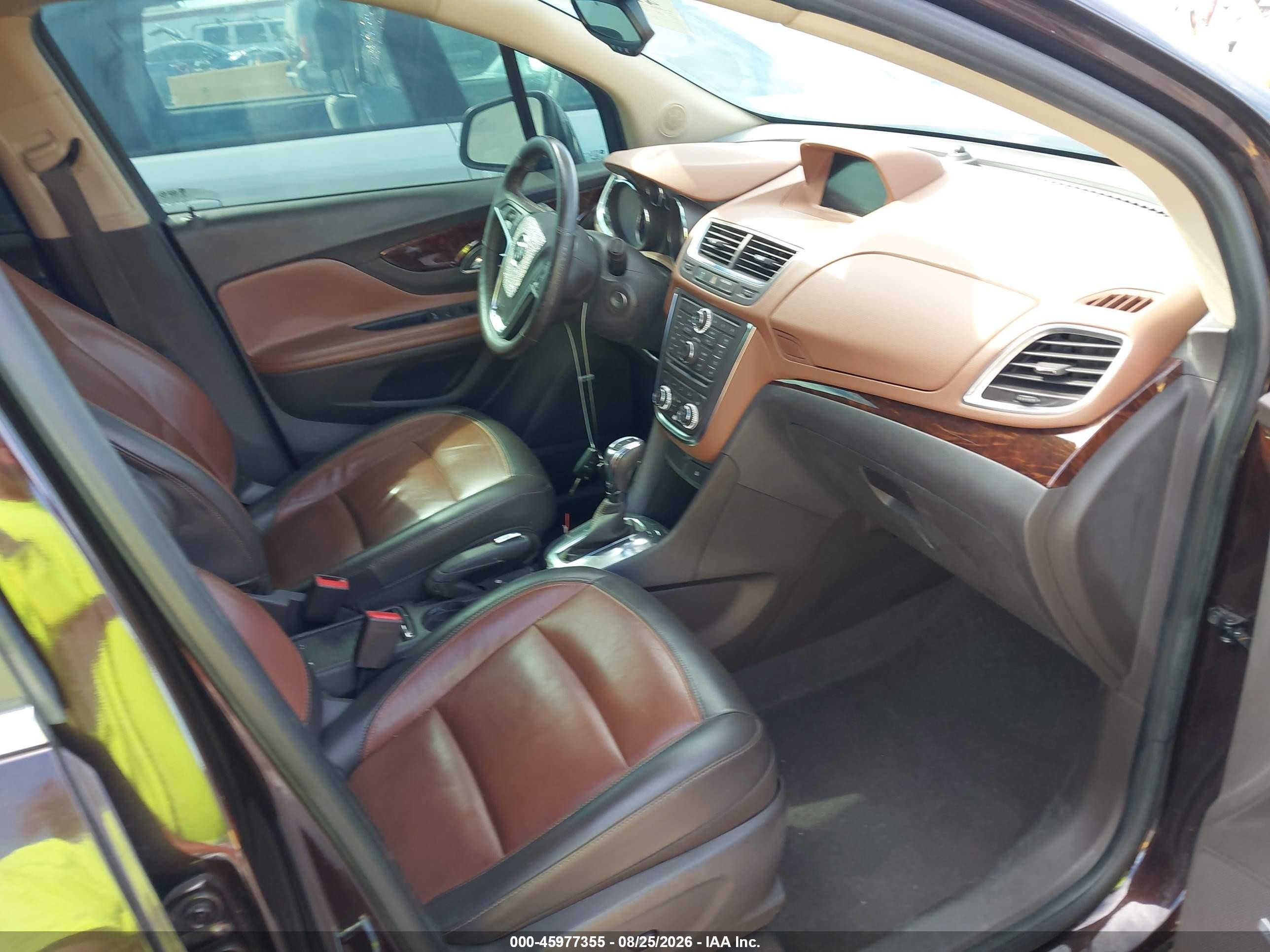 2014 Buick Encore Leather Brown vin: KL4CJCSB9EB608874