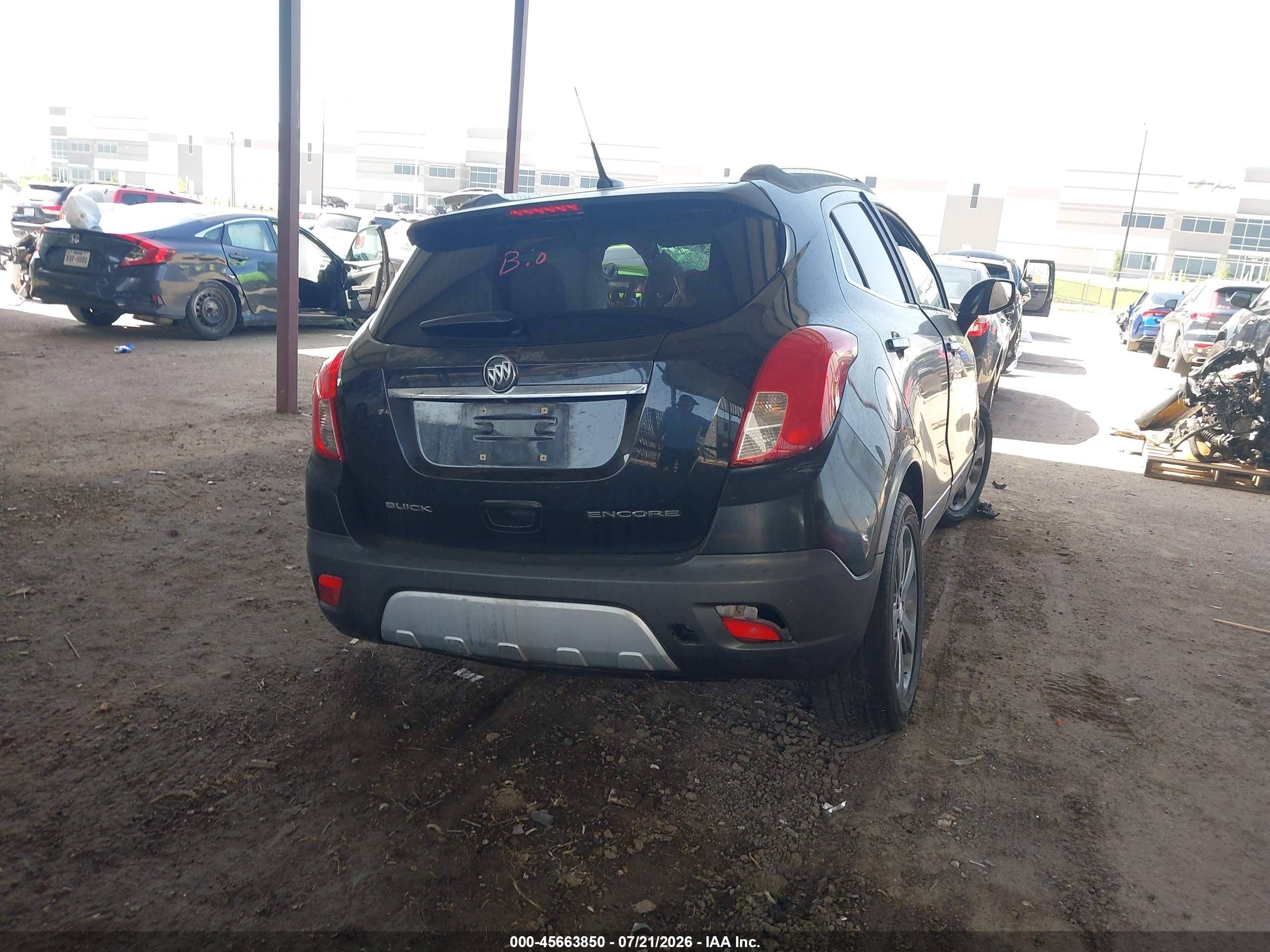 2014 Buick Encore Leather Black vin: KL4CJCSB9EB687009