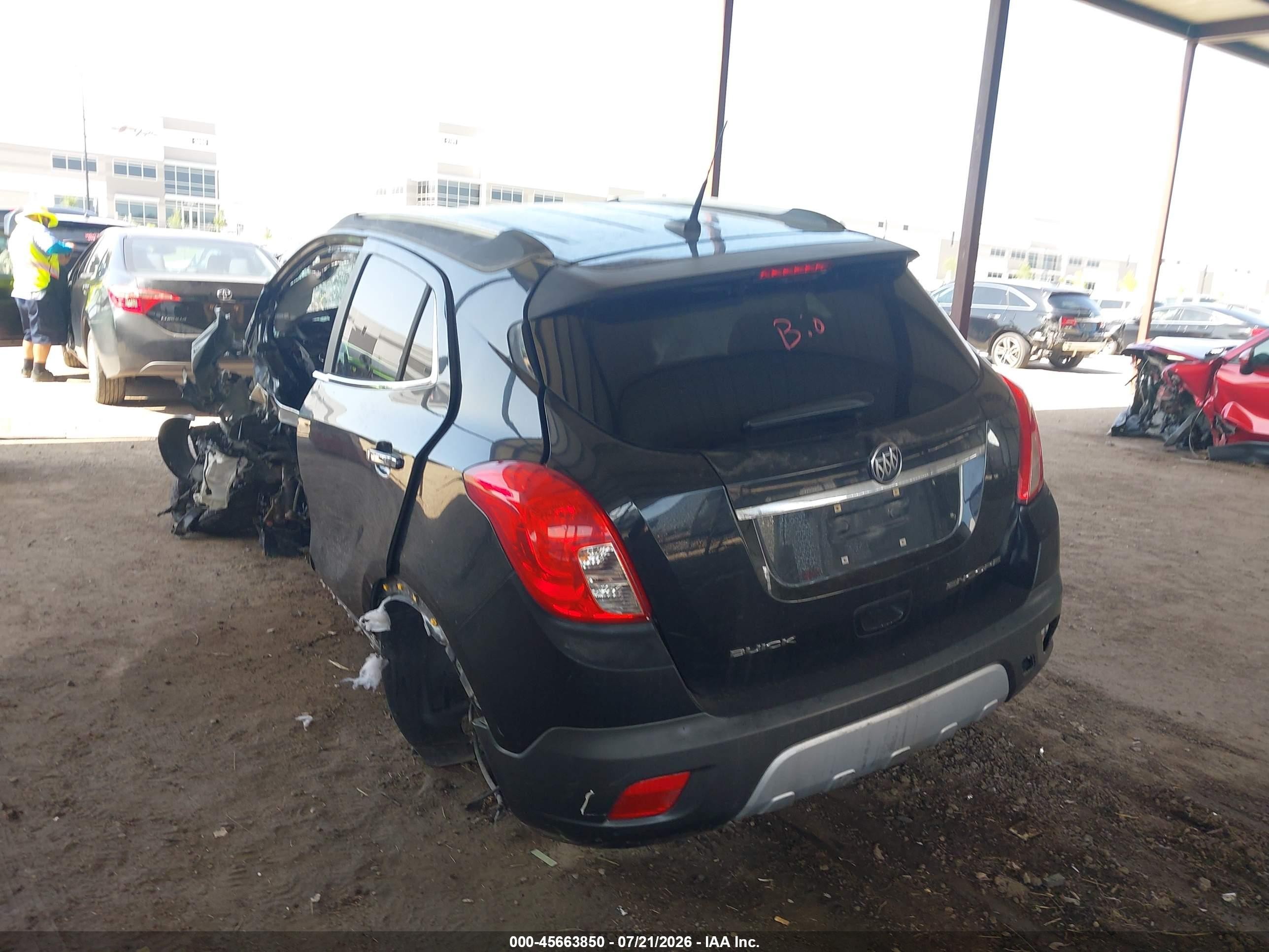 2014 Buick Encore Leather Black vin: KL4CJCSB9EB687009