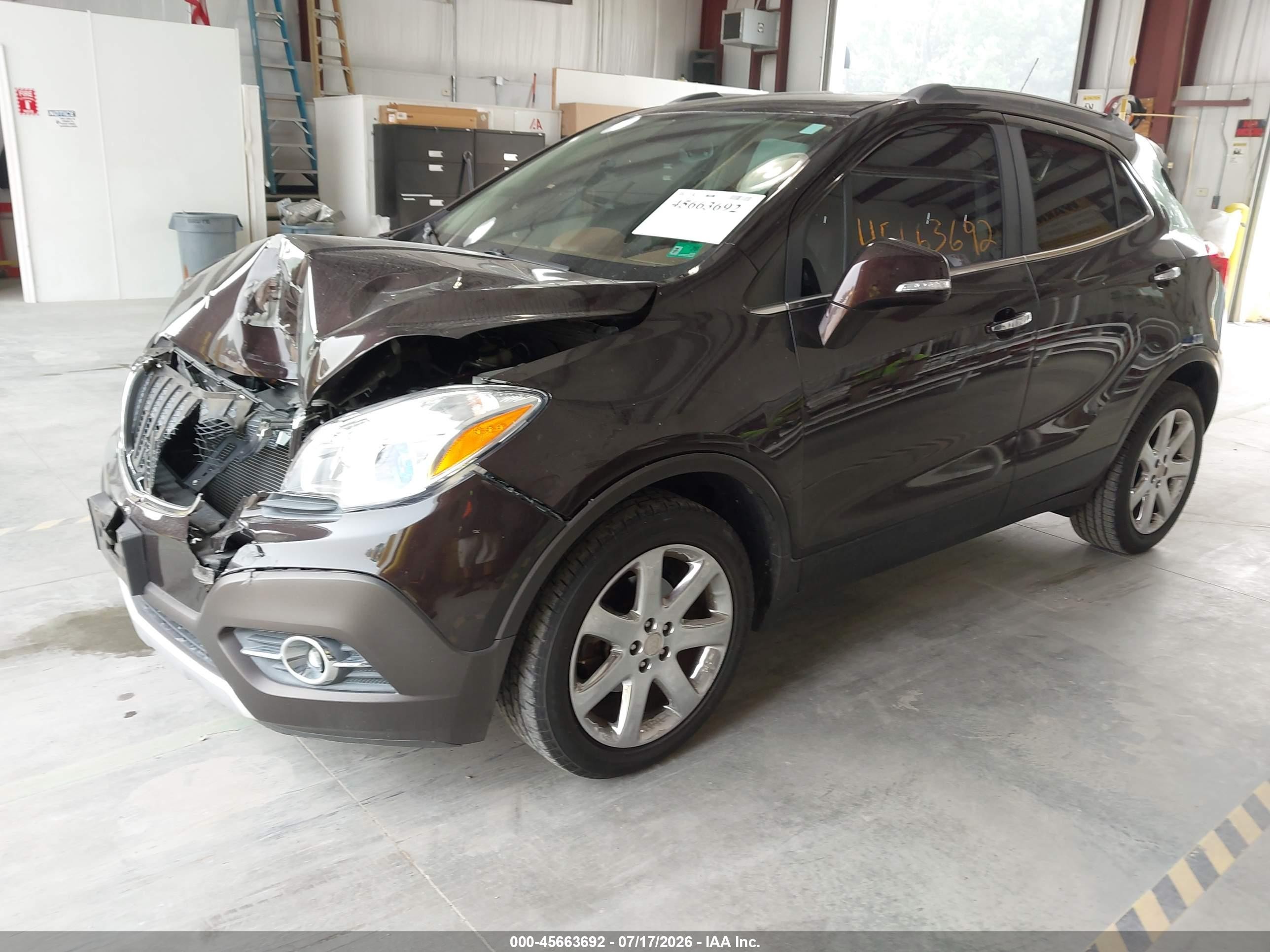 2014 Buick Encore Leather Brown vin: KL4CJCSB9EB777034