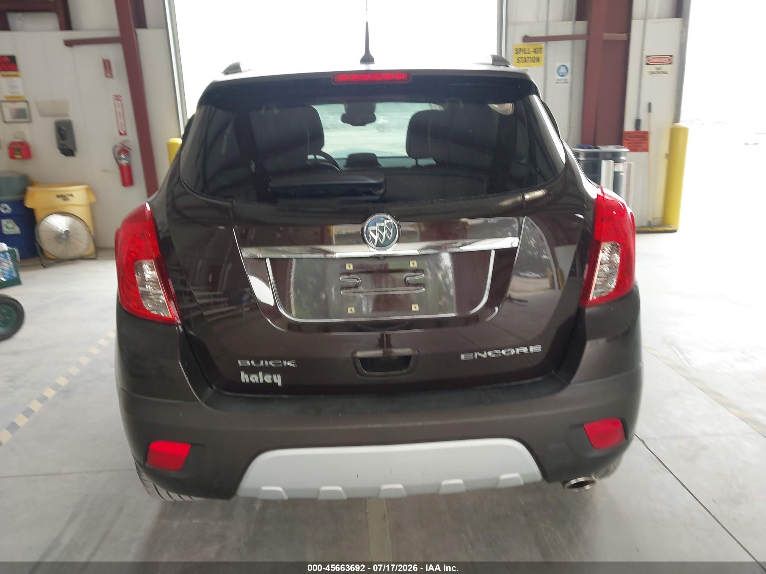 2014 Buick Encore Leather Brown vin: KL4CJCSB9EB777034