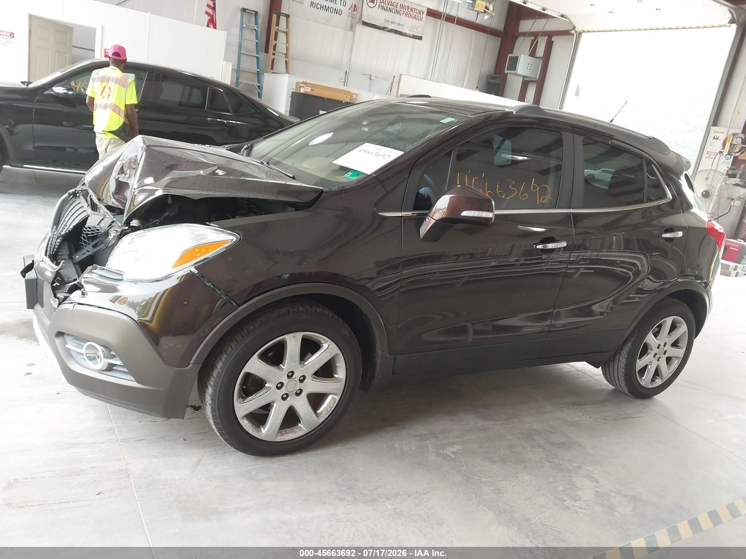 2014 Buick Encore Leather Brown vin: KL4CJCSB9EB777034