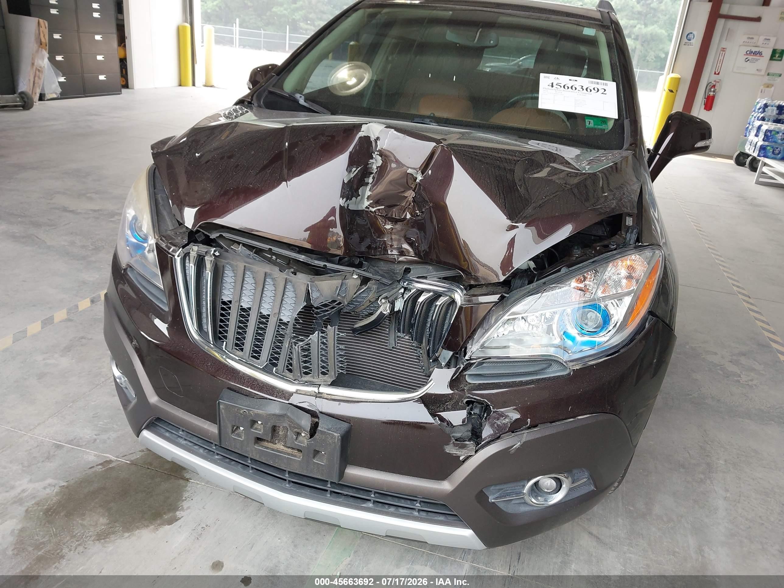 2014 Buick Encore Leather Brown vin: KL4CJCSB9EB777034