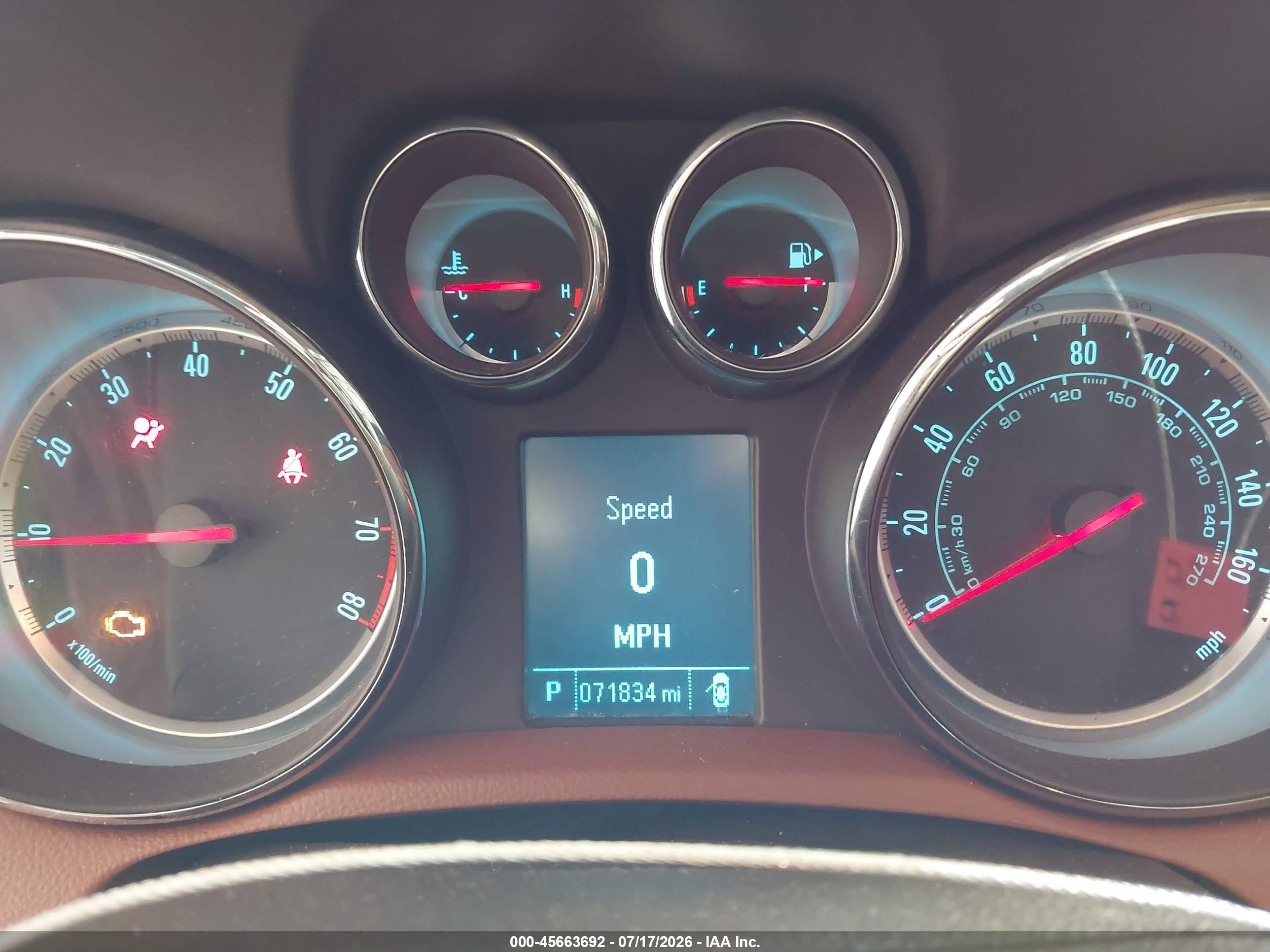 2014 Buick Encore Leather Brown vin: KL4CJCSB9EB777034