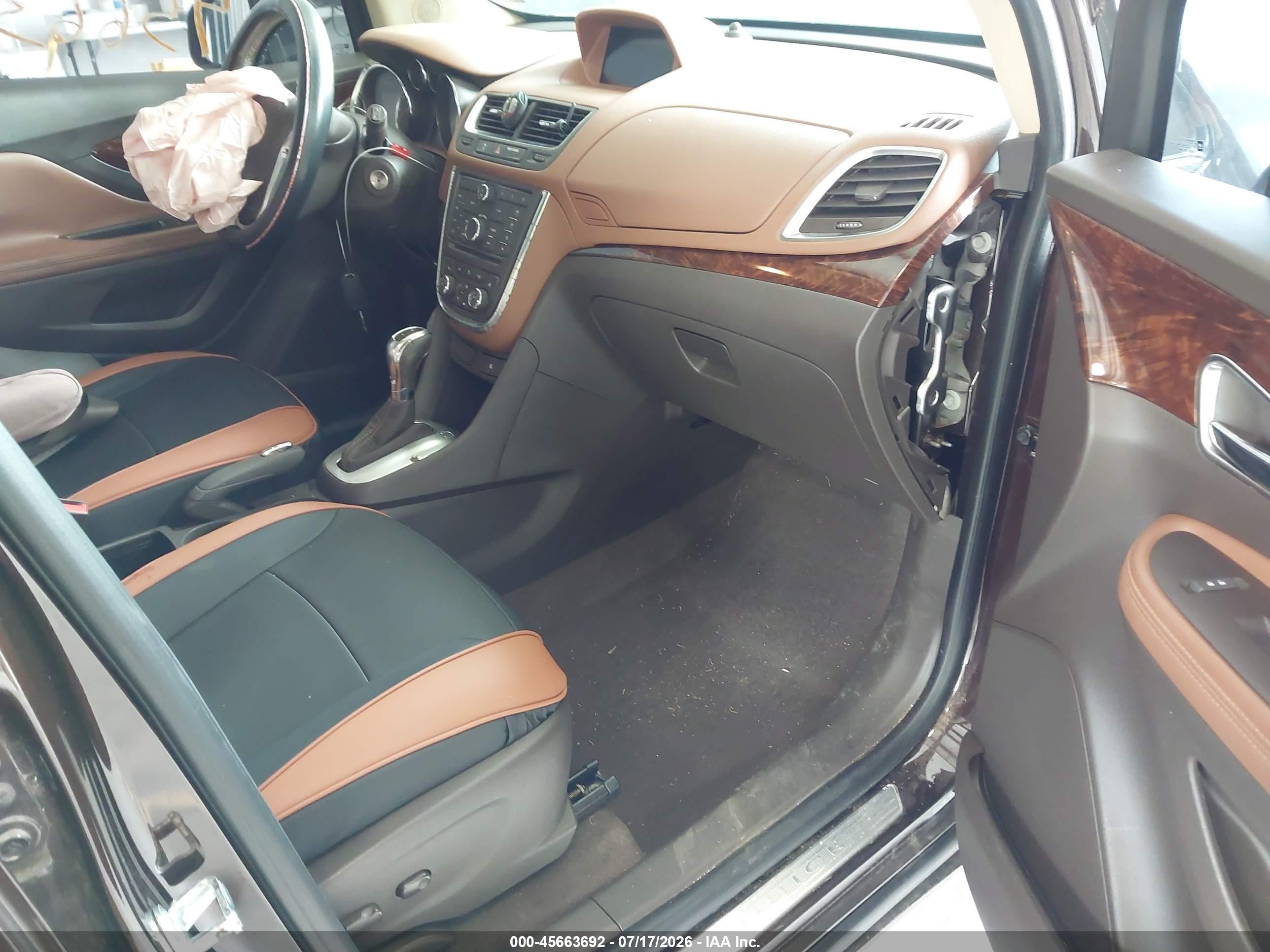 2014 Buick Encore Leather Brown vin: KL4CJCSB9EB777034