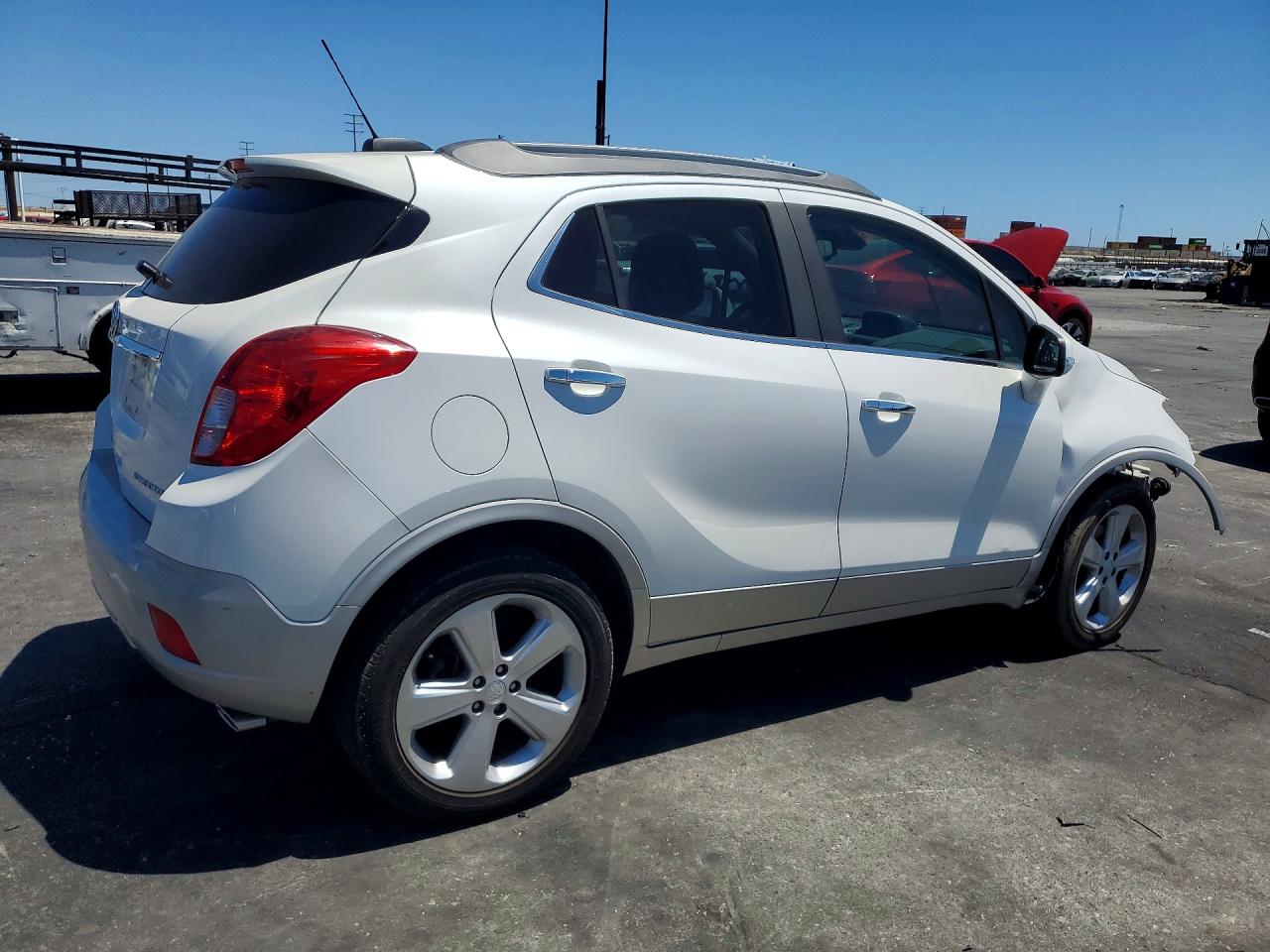 2015 Buick Encore White vin: KL4CJCSB9FB031278