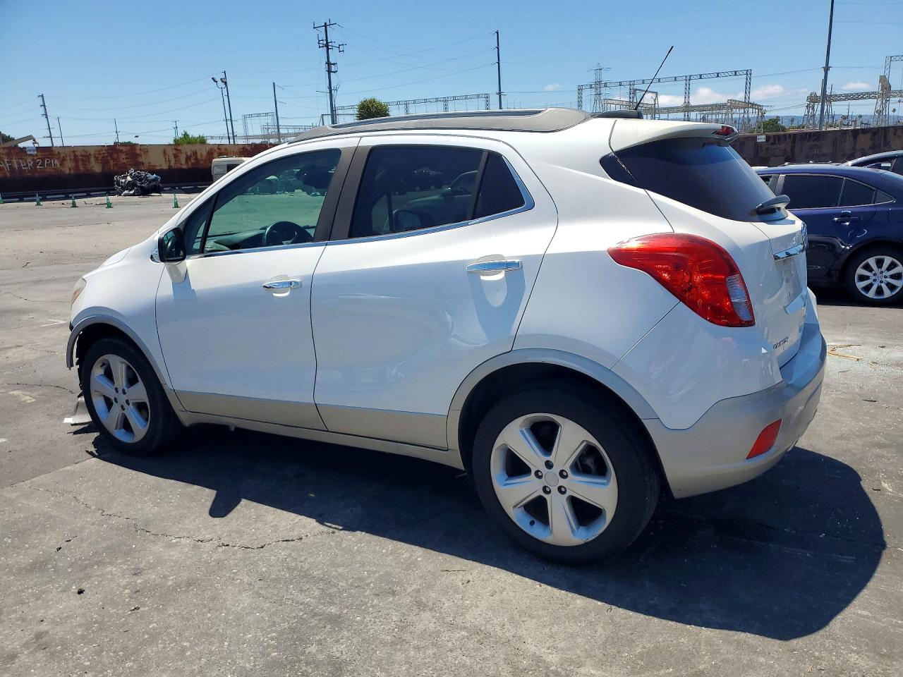 2015 Buick Encore White vin: KL4CJCSB9FB031278