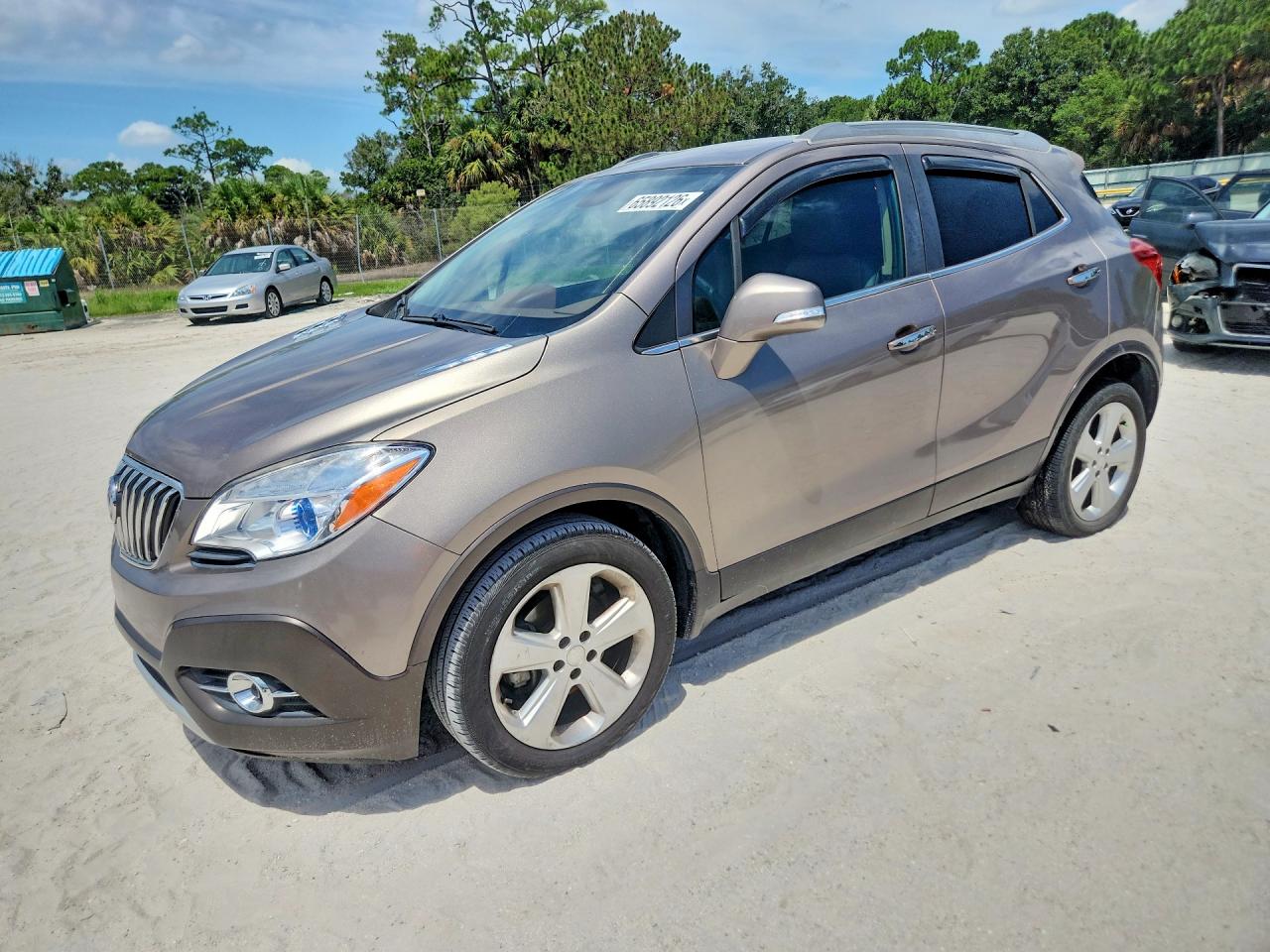 2015 Buick Encore Gray vin: KL4CJCSB9FB046864