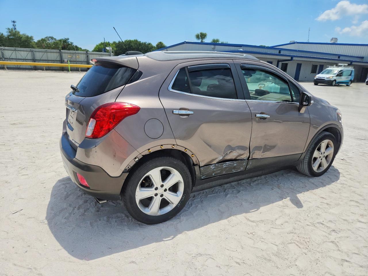 2015 Buick Encore Gray vin: KL4CJCSB9FB046864
