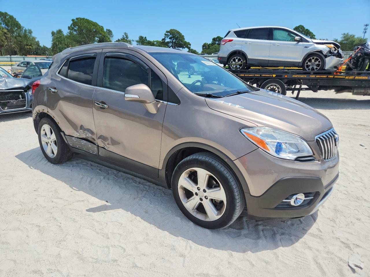 2015 Buick Encore Gray vin: KL4CJCSB9FB046864