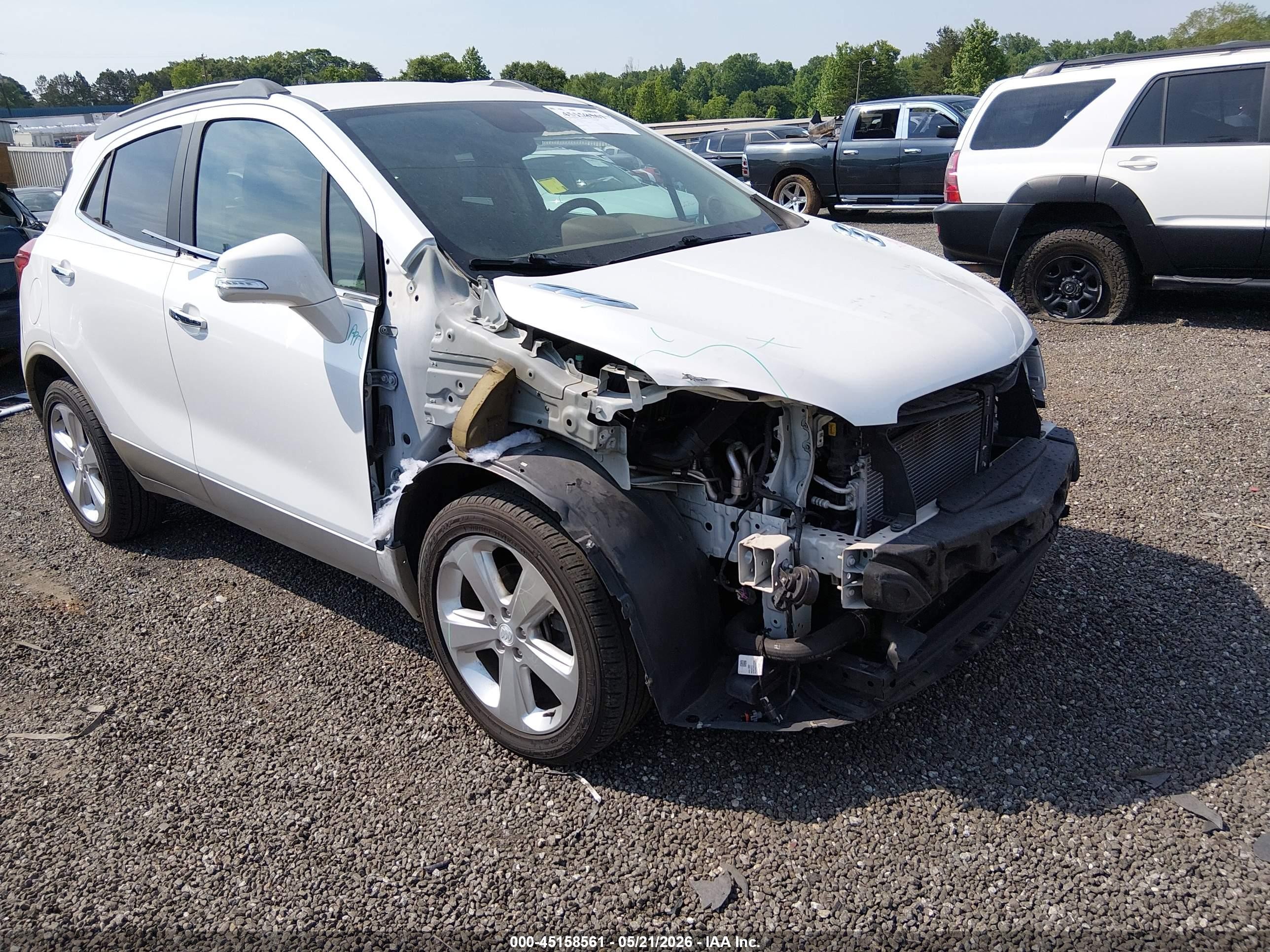 2015 Buick Encore Leather White vin: KL4CJCSB9FB053040