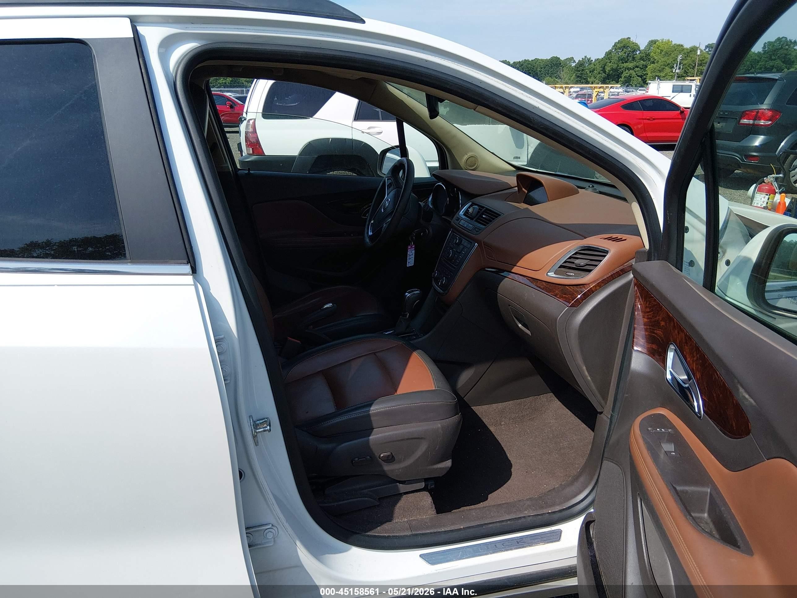 2015 Buick Encore Leather White vin: KL4CJCSB9FB053040
