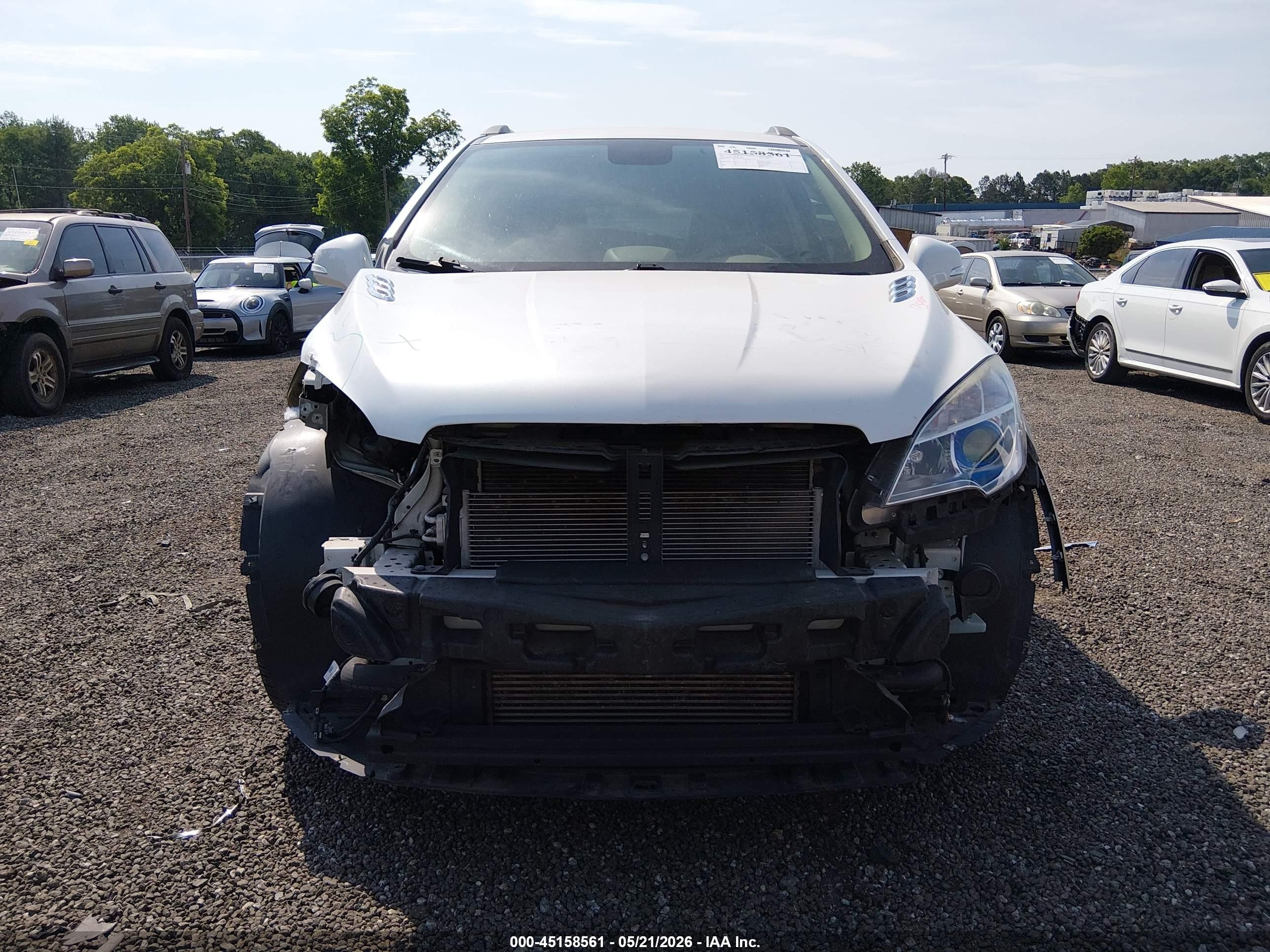 2015 Buick Encore Leather White vin: KL4CJCSB9FB053040