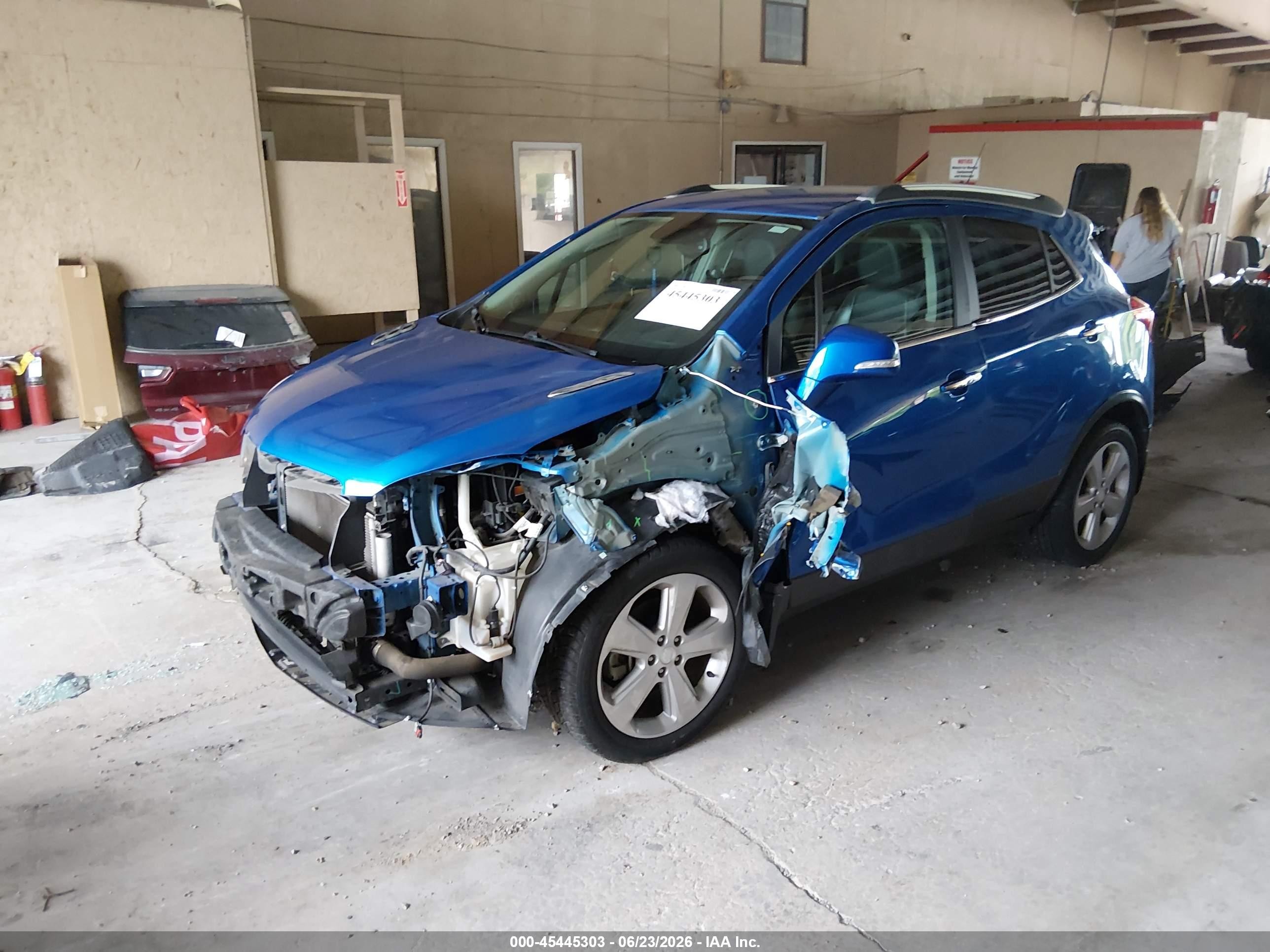 2015 Buick Encore Leather Blue vin: KL4CJCSB9FB124172