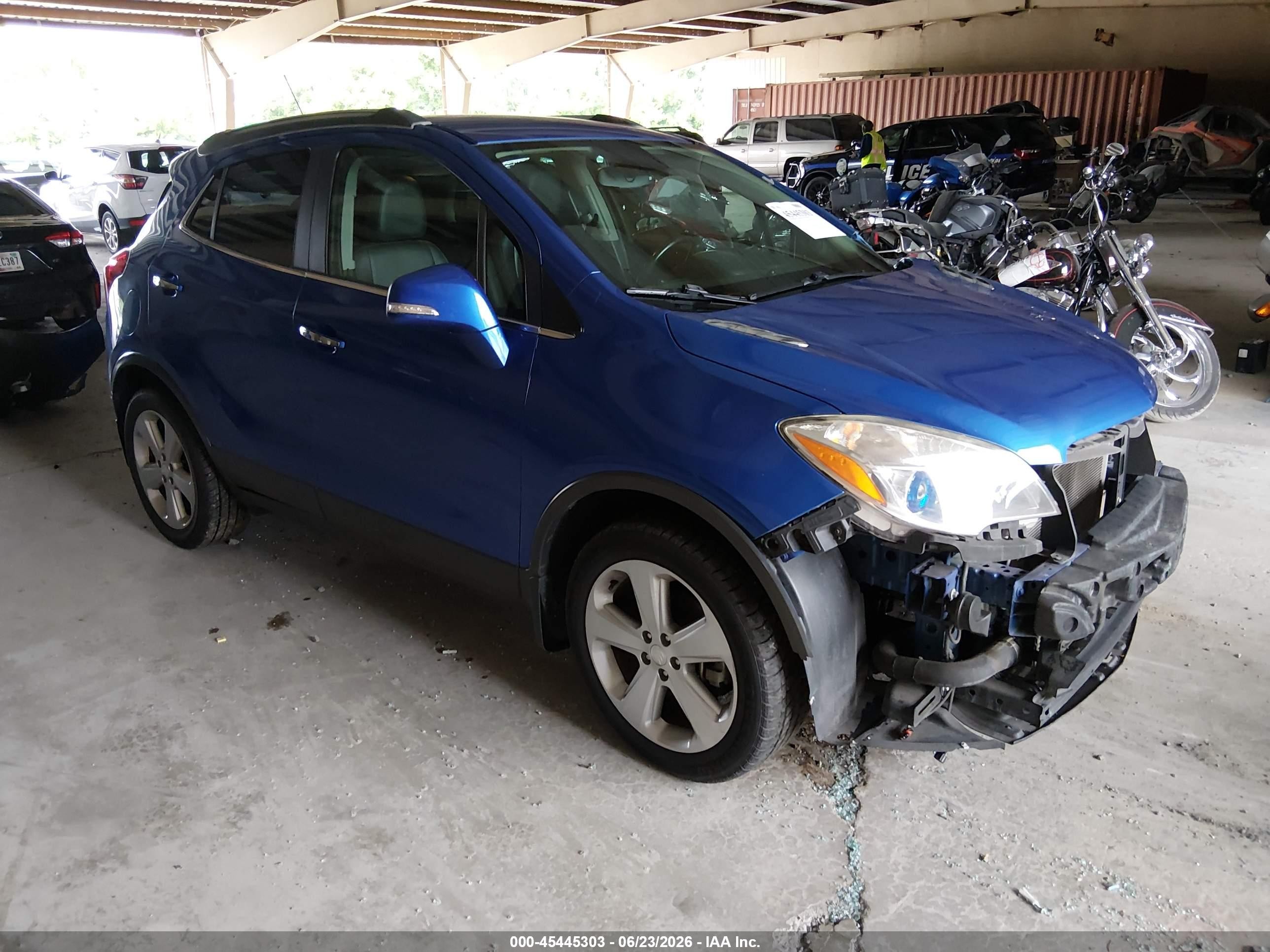2015 Buick Encore Leather Blue vin: KL4CJCSB9FB124172