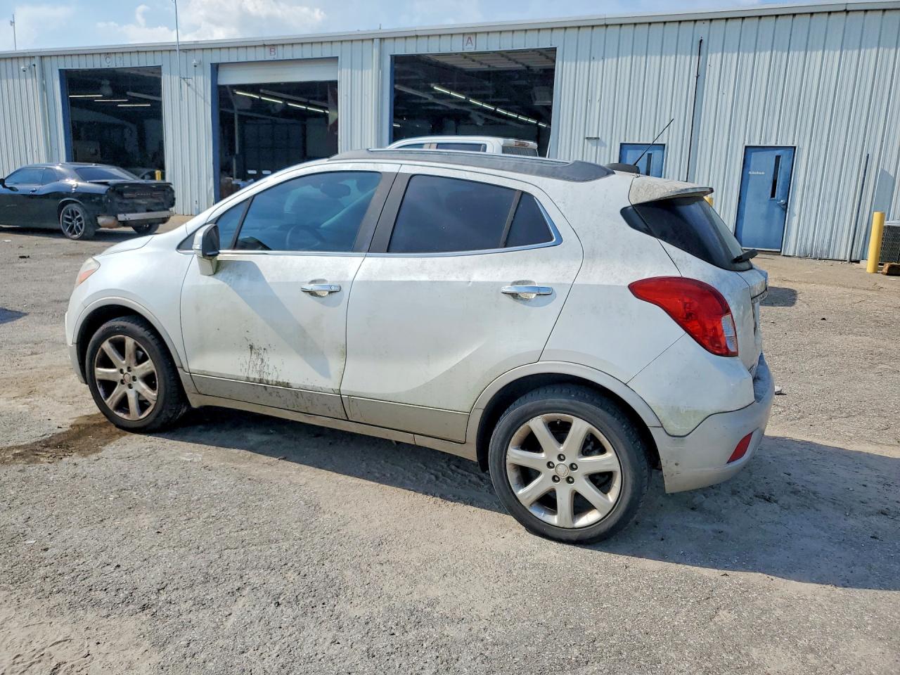 2015 Buick Encore White vin: KL4CJCSB9FB180872