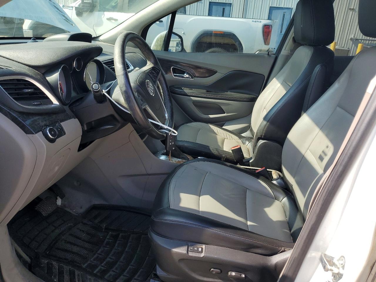 2015 Buick Encore White vin: KL4CJCSB9FB180872