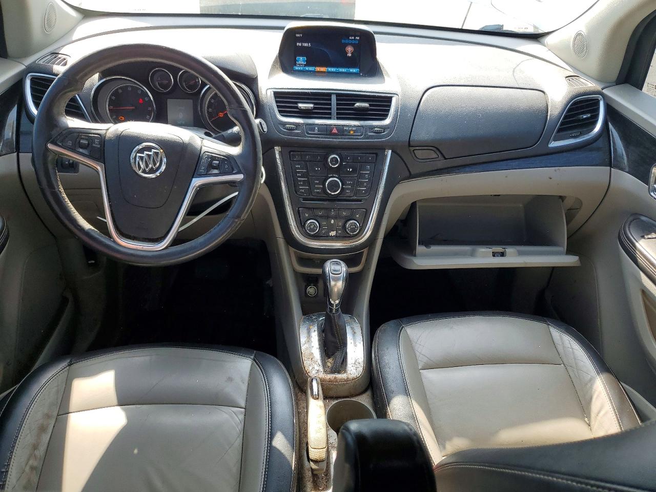 2015 Buick Encore White vin: KL4CJCSB9FB180872