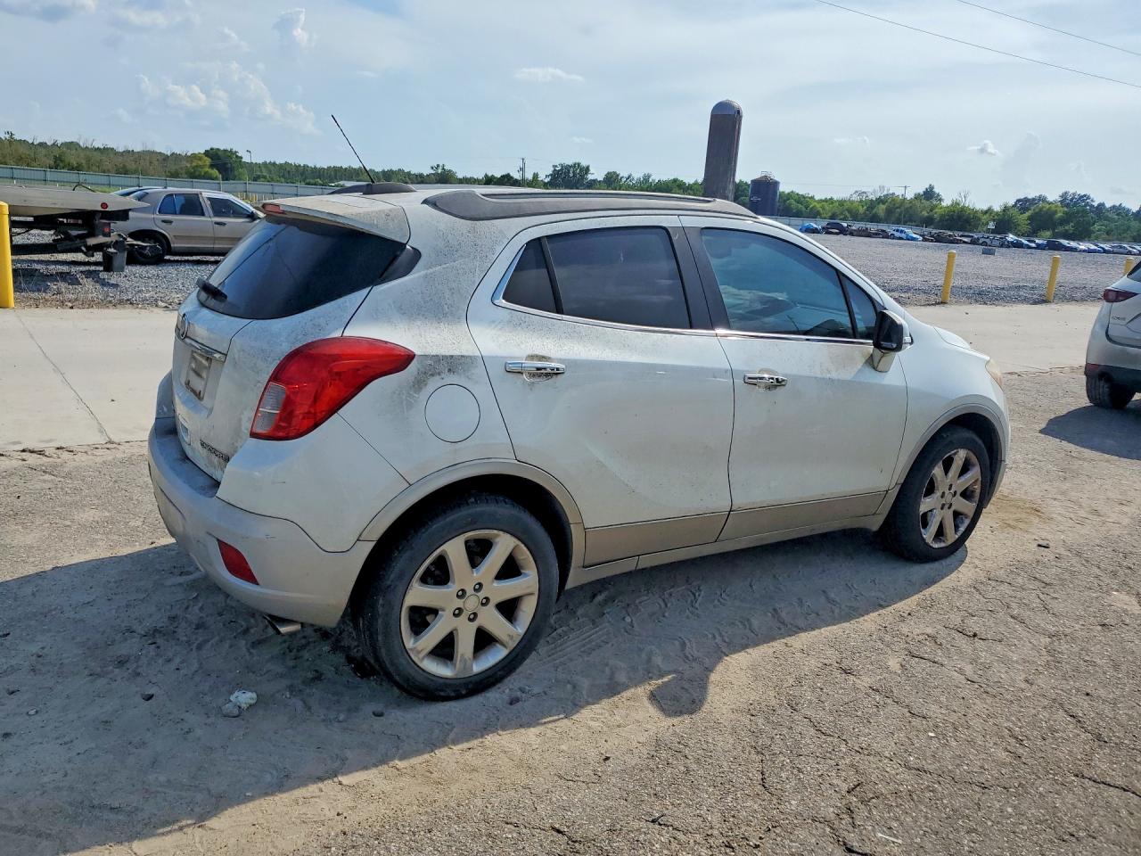2015 Buick Encore White vin: KL4CJCSB9FB180872