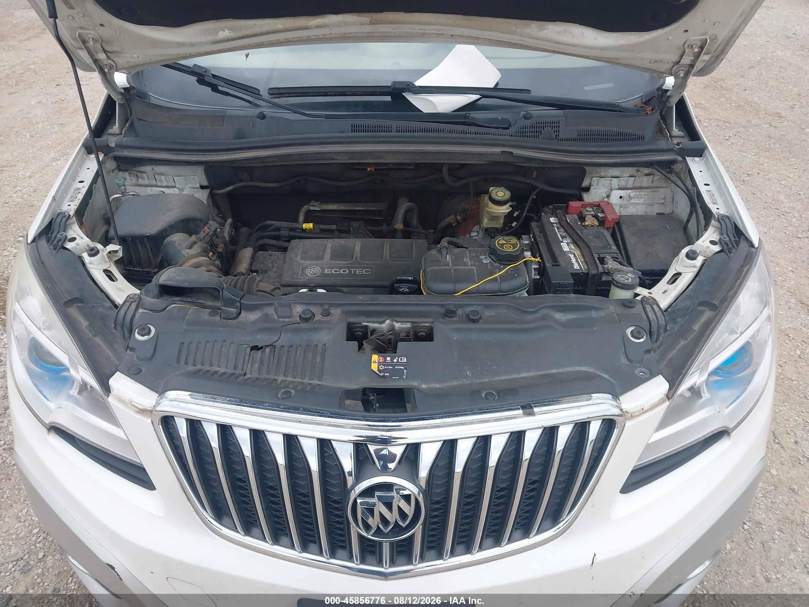 2013 Buick Encore   White vin: KL4CJCSBXDB143620