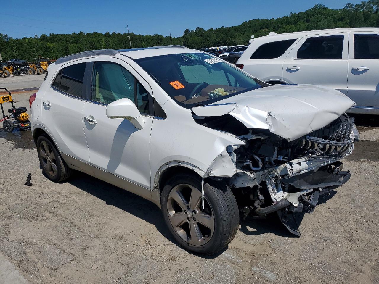 2013 Buick Encore White vin: KL4CJCSBXDB182448