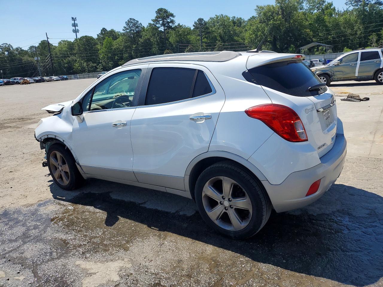 2013 Buick Encore White vin: KL4CJCSBXDB182448