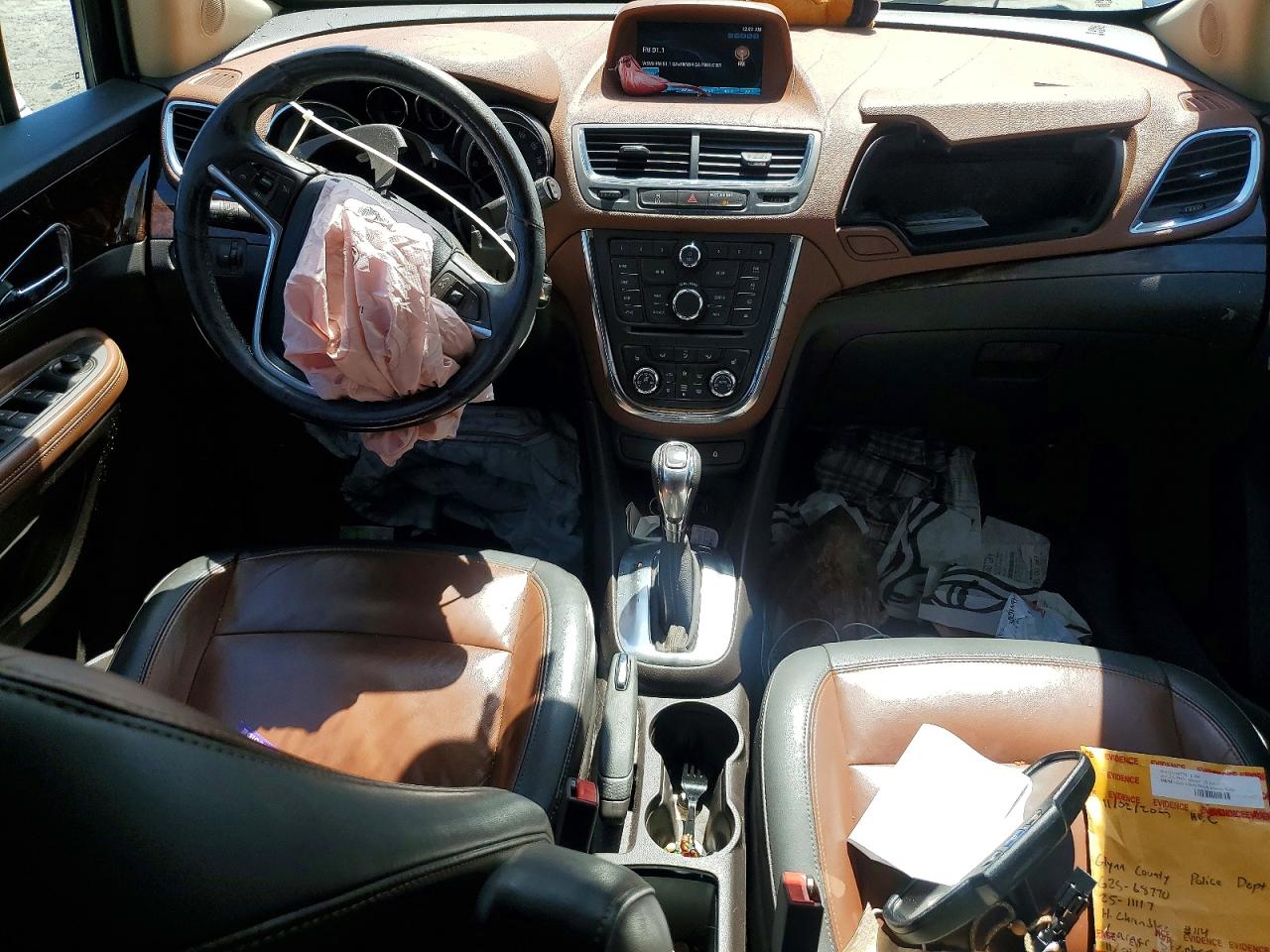2013 Buick Encore White vin: KL4CJCSBXDB182448
