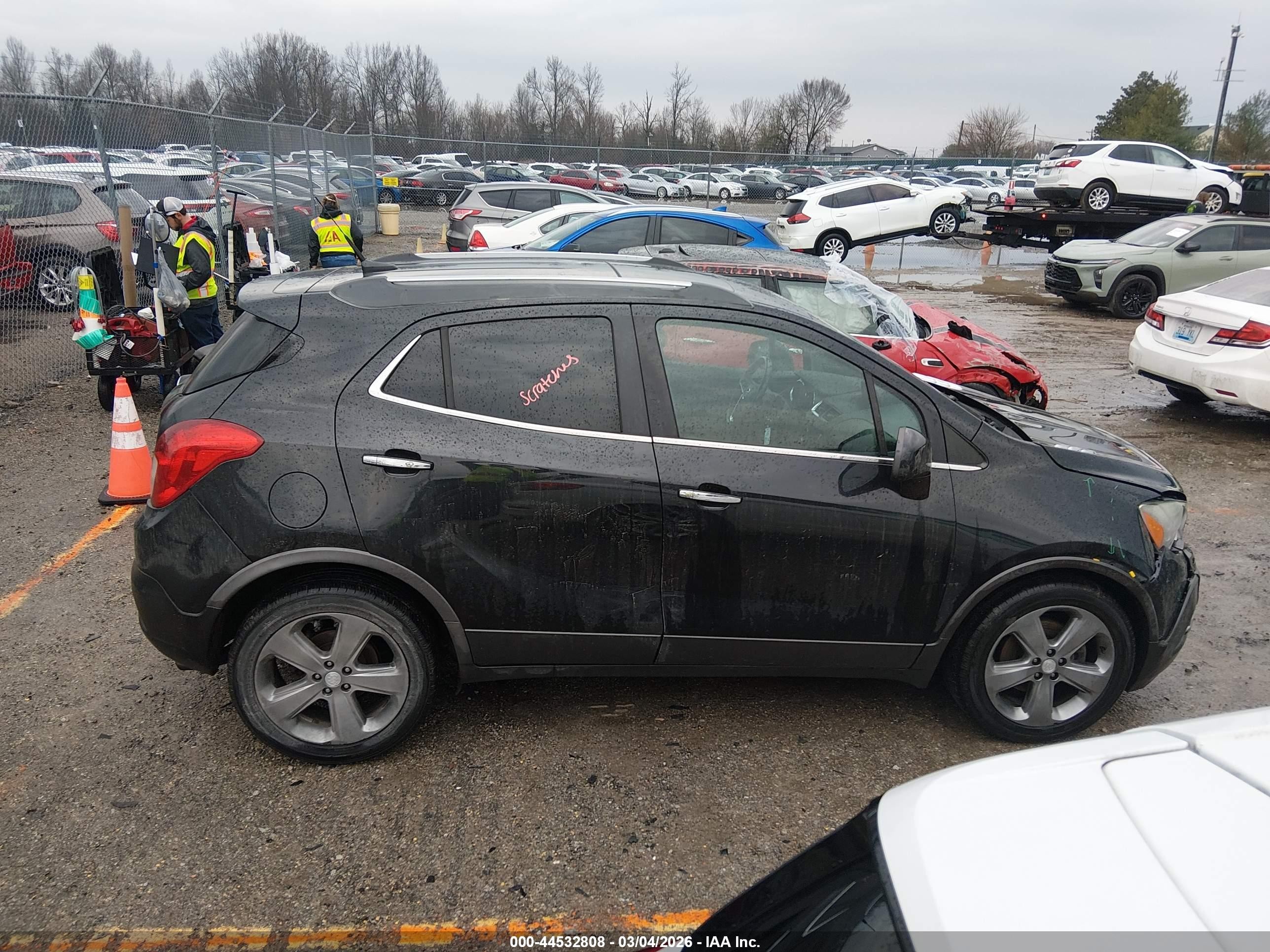 2013 Buick Encore Leather Черный vin: KL4CJCSBXDB191537