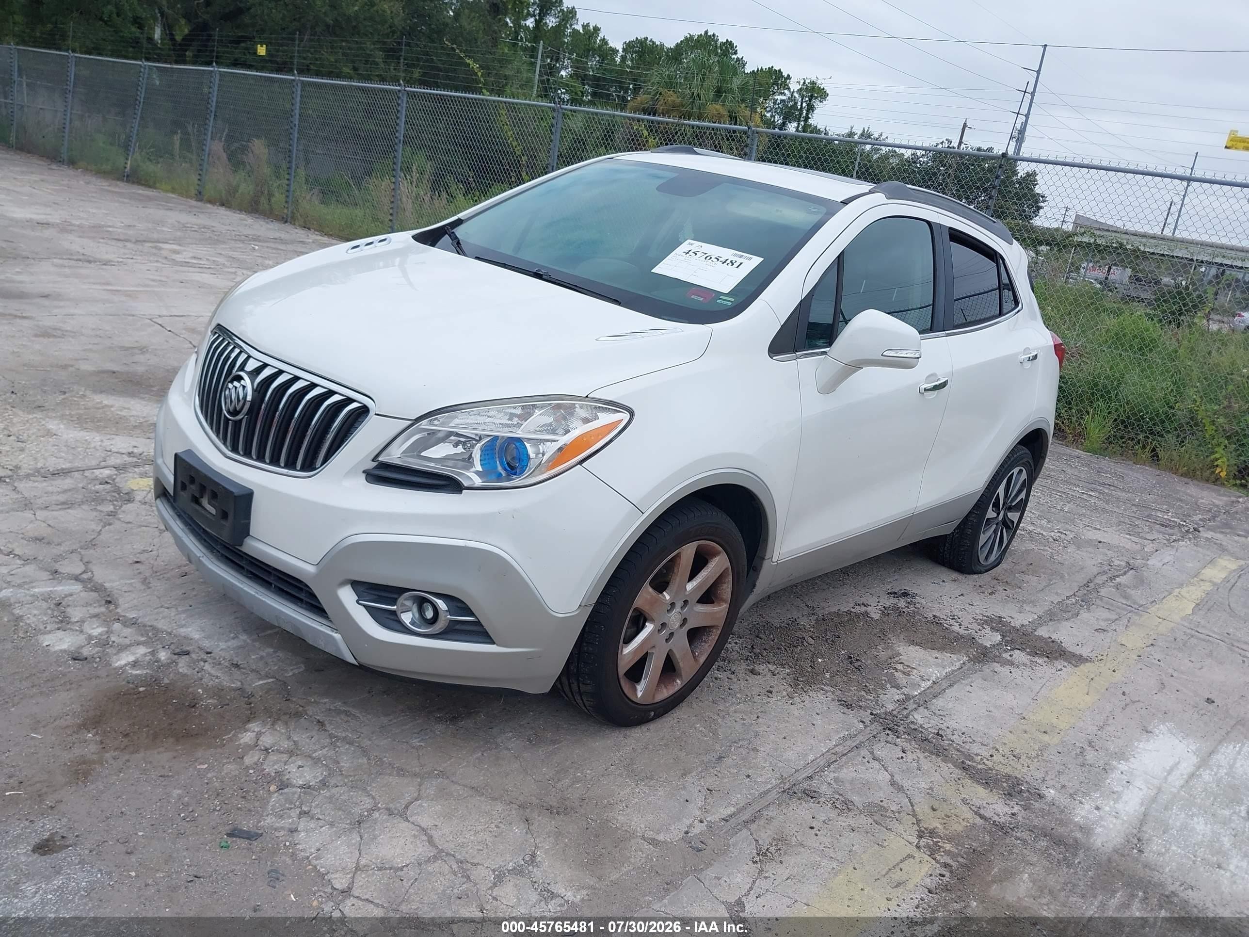 2014 Buick Encore Leather White vin: KL4CJCSBXEB699752