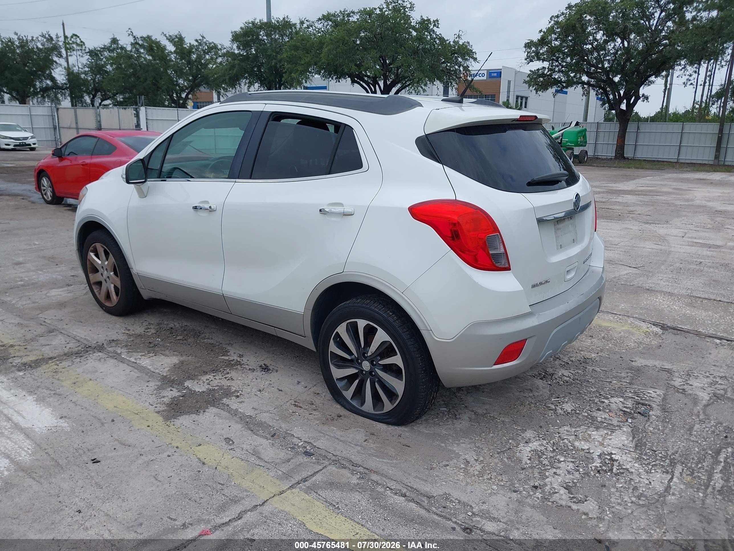 2014 Buick Encore Leather White vin: KL4CJCSBXEB699752