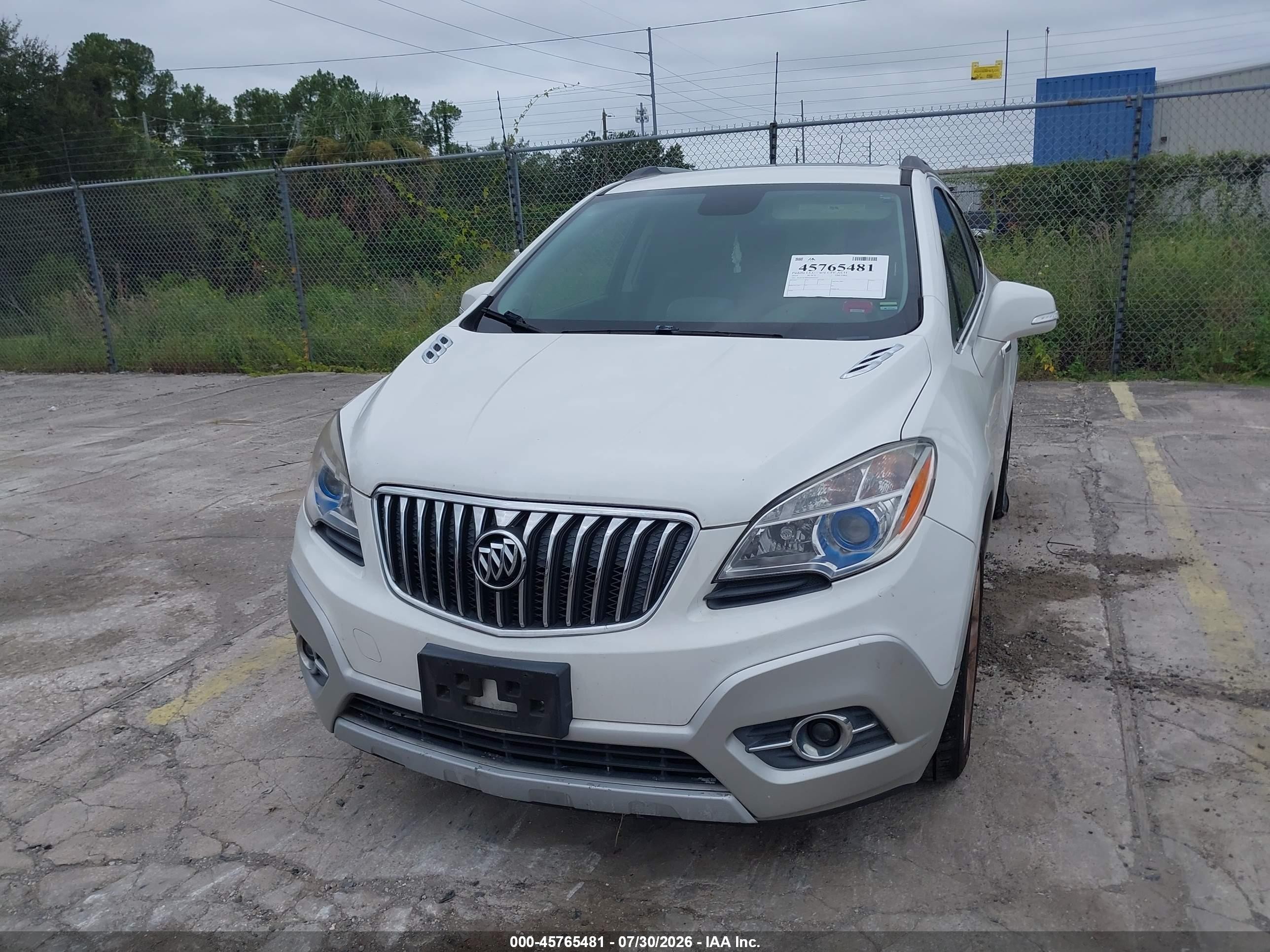 2014 Buick Encore Leather White vin: KL4CJCSBXEB699752