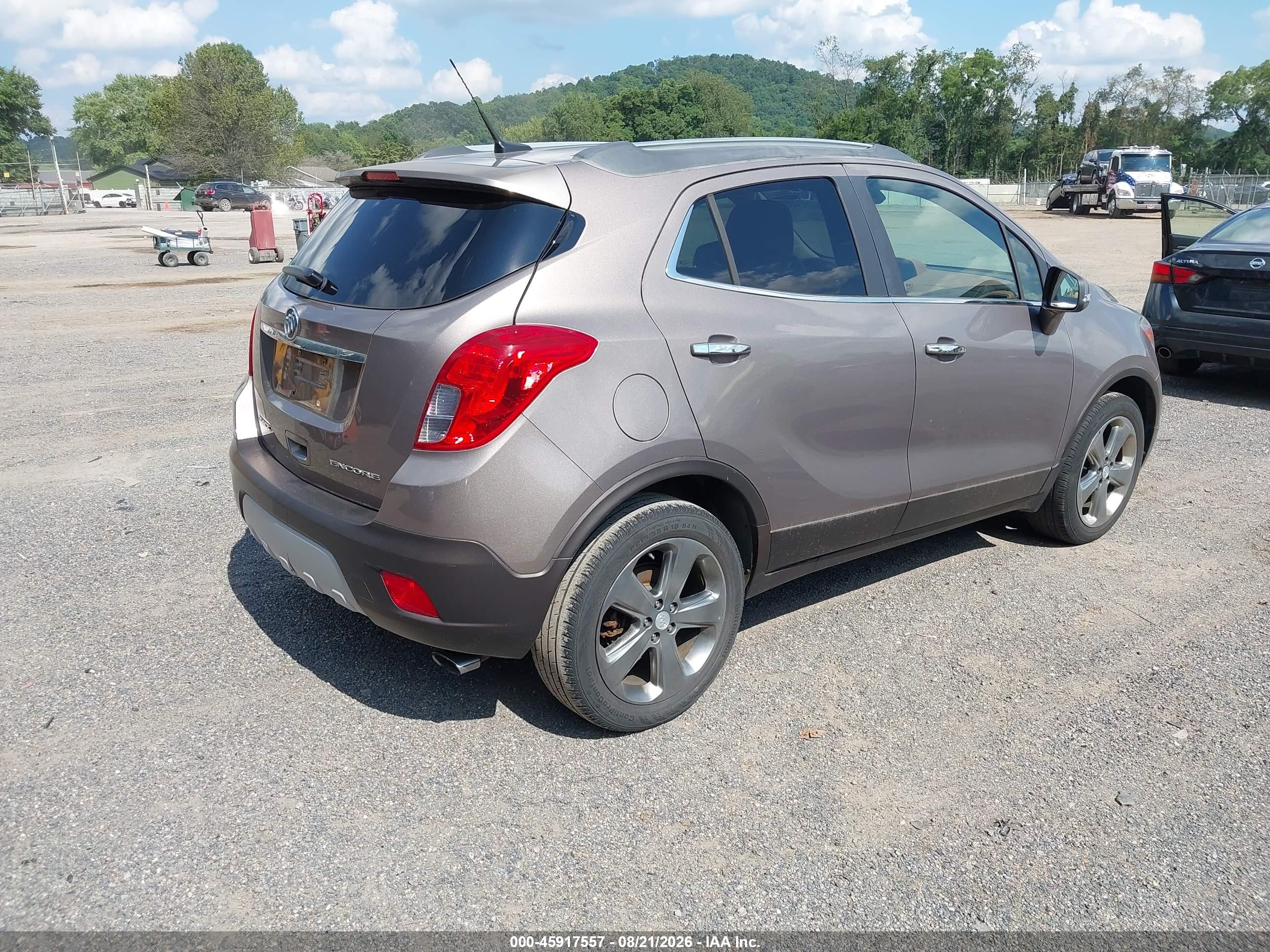 2014 Buick Encore Leather Brown vin: KL4CJCSBXEB779049
