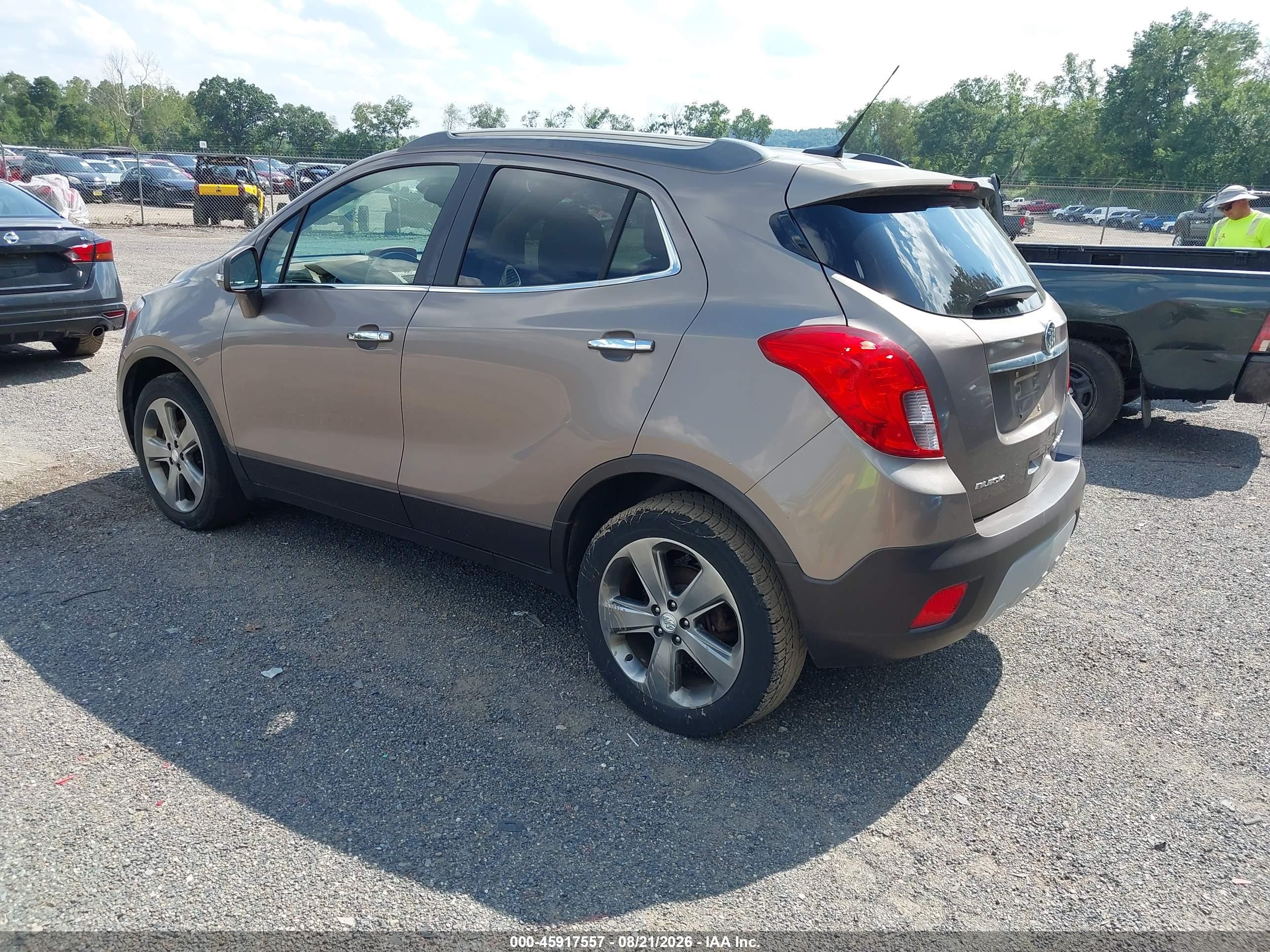 2014 Buick Encore Leather Brown vin: KL4CJCSBXEB779049