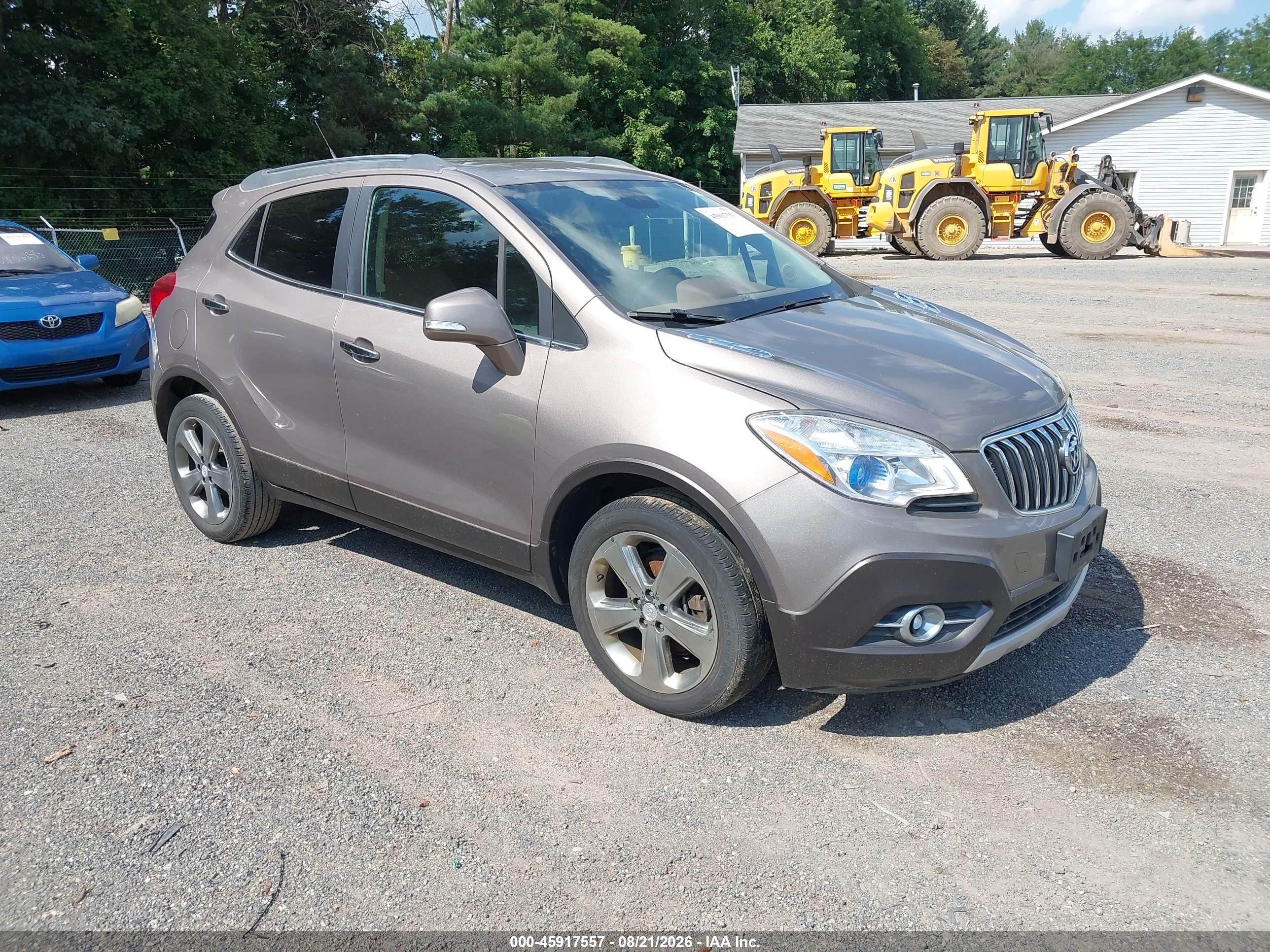2014 Buick Encore Leather Brown vin: KL4CJCSBXEB779049