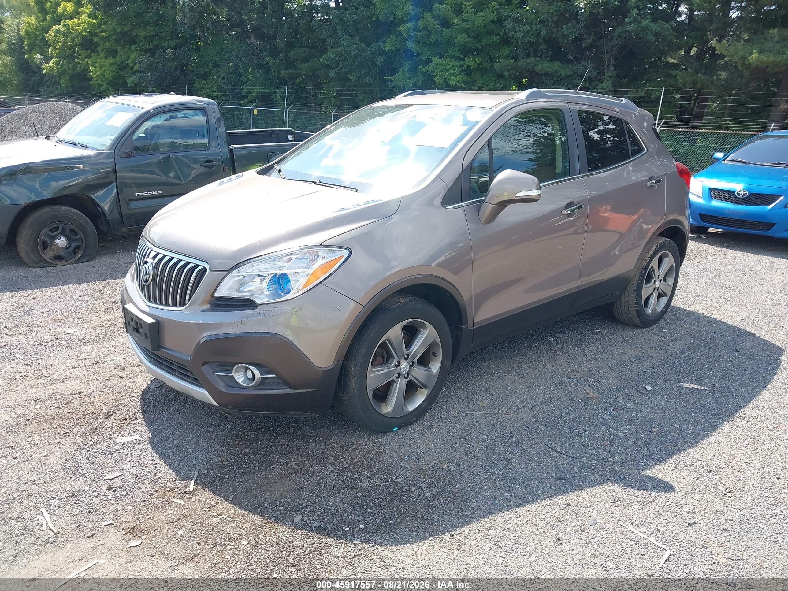 2014 Buick Encore Leather Brown vin: KL4CJCSBXEB779049