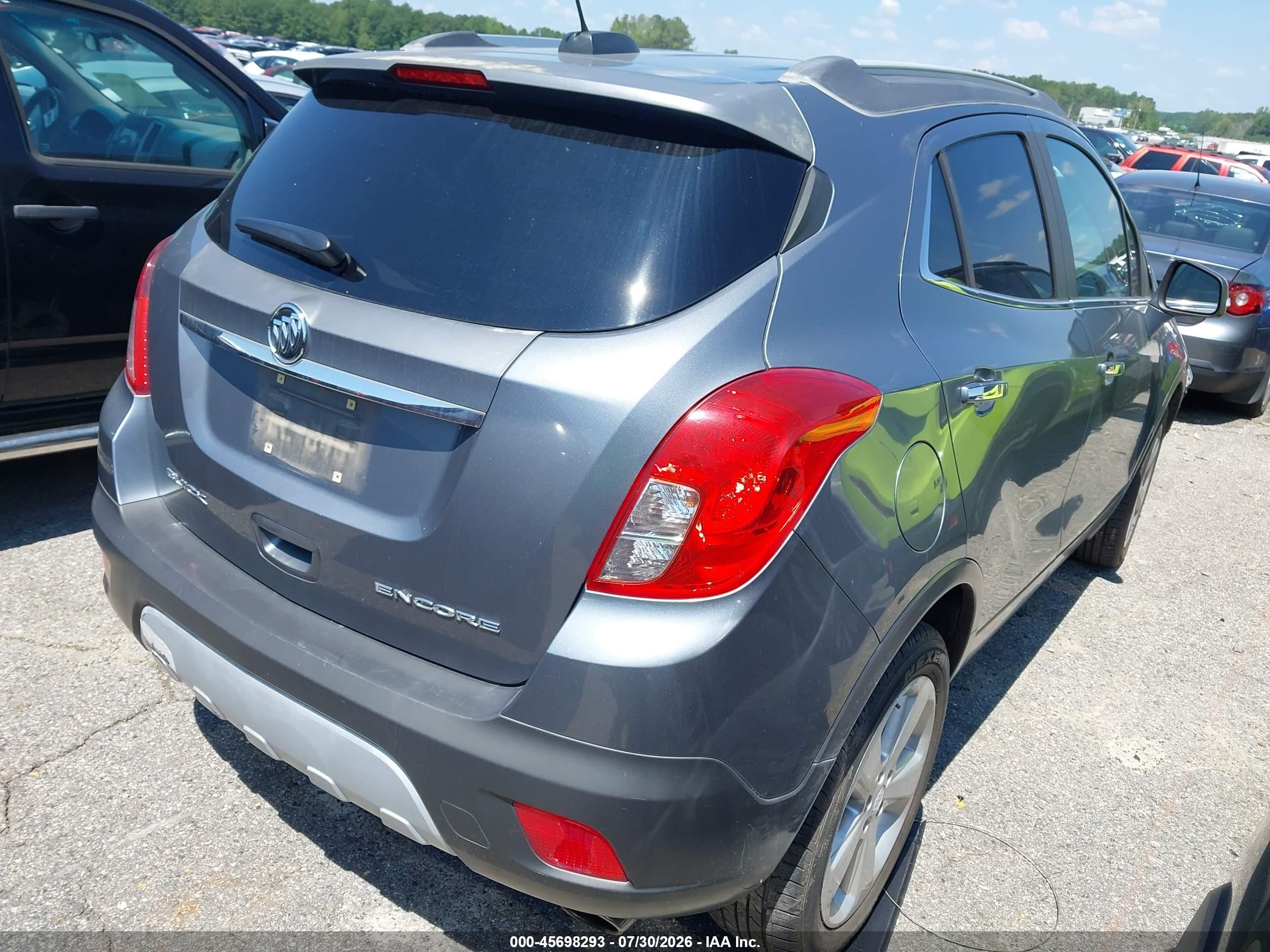 2015 Buick Encore Leather Gray vin: KL4CJCSBXFB142275