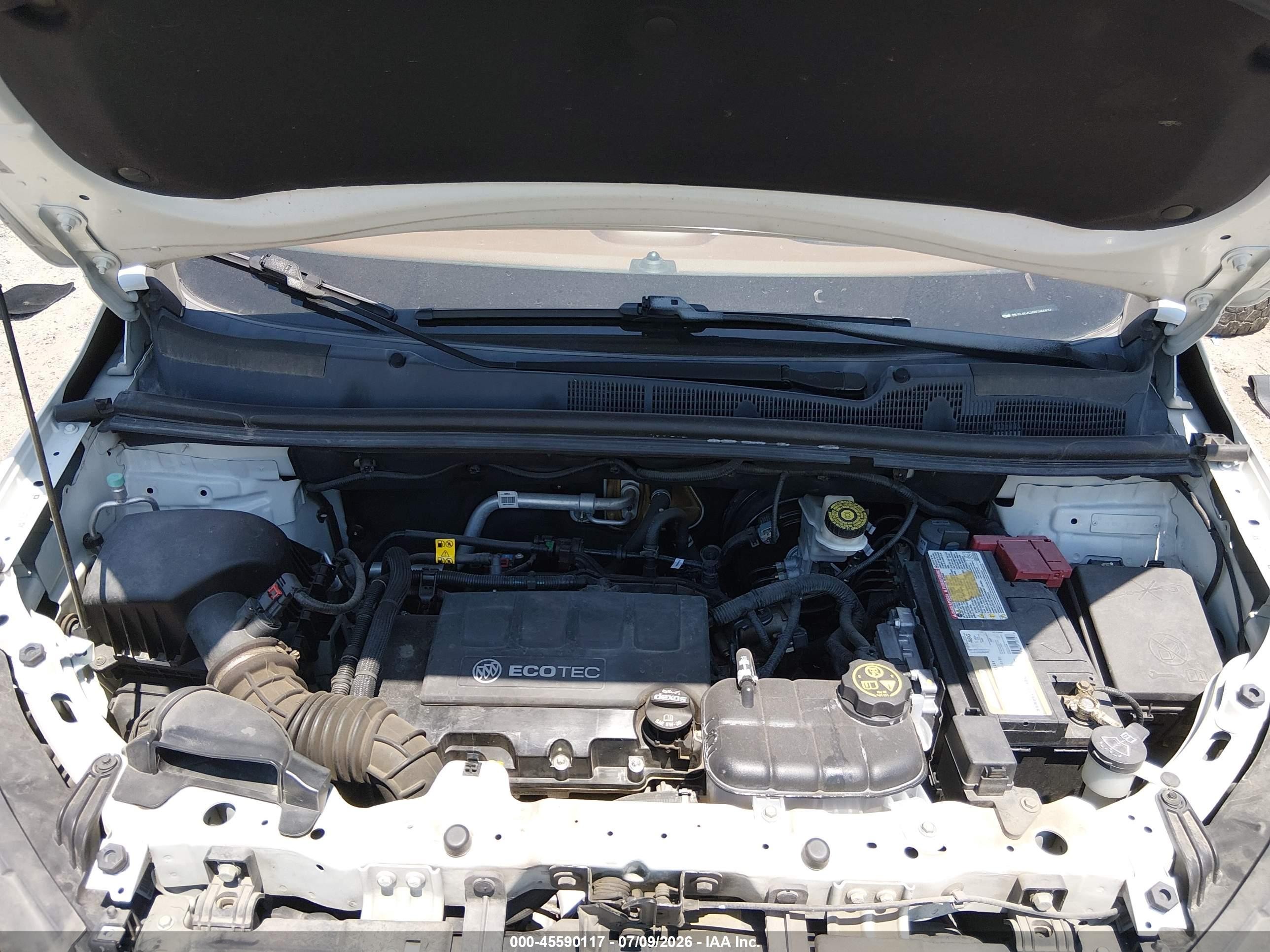 2015 Buick Encore Leather White vin: KL4CJCSBXFB200093