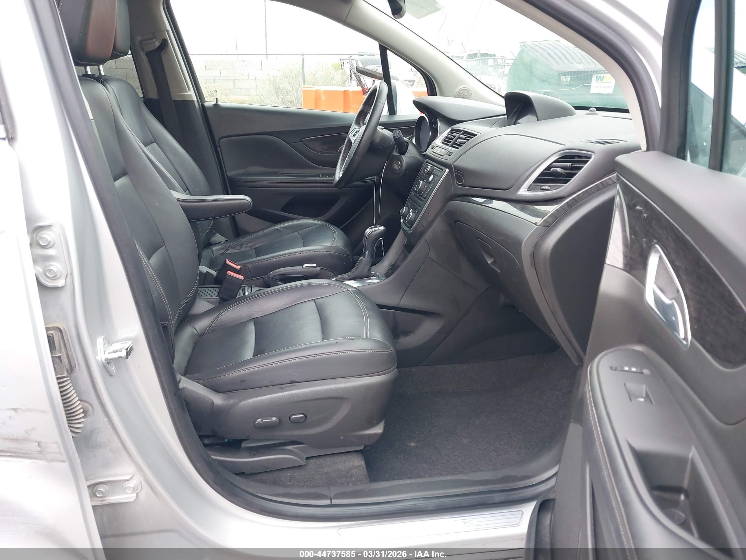 2015 Buick Encore Leather Серебряный vin: KL4CJCSBXFB224684