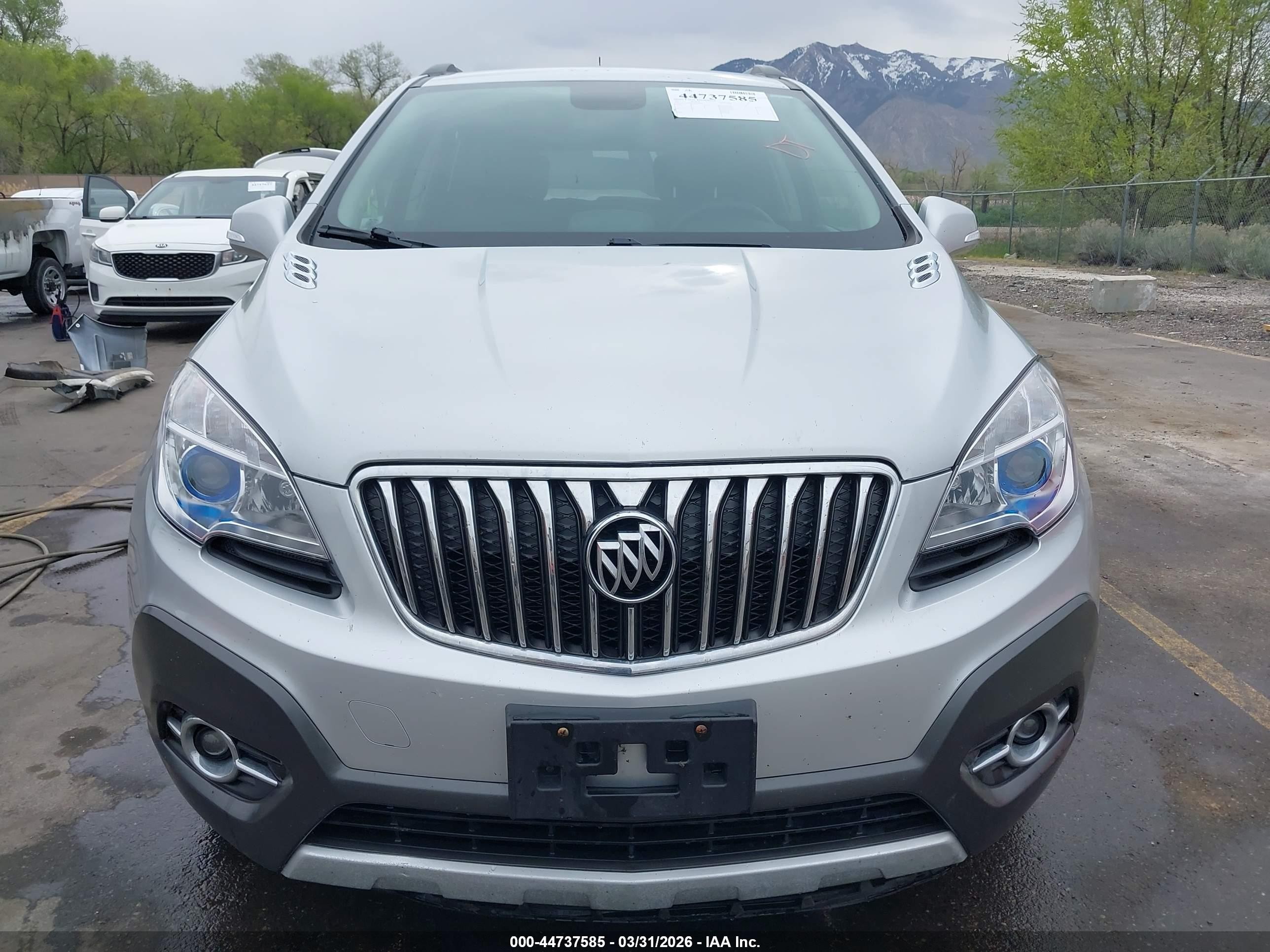 2015 Buick Encore Leather Серебряный vin: KL4CJCSBXFB224684