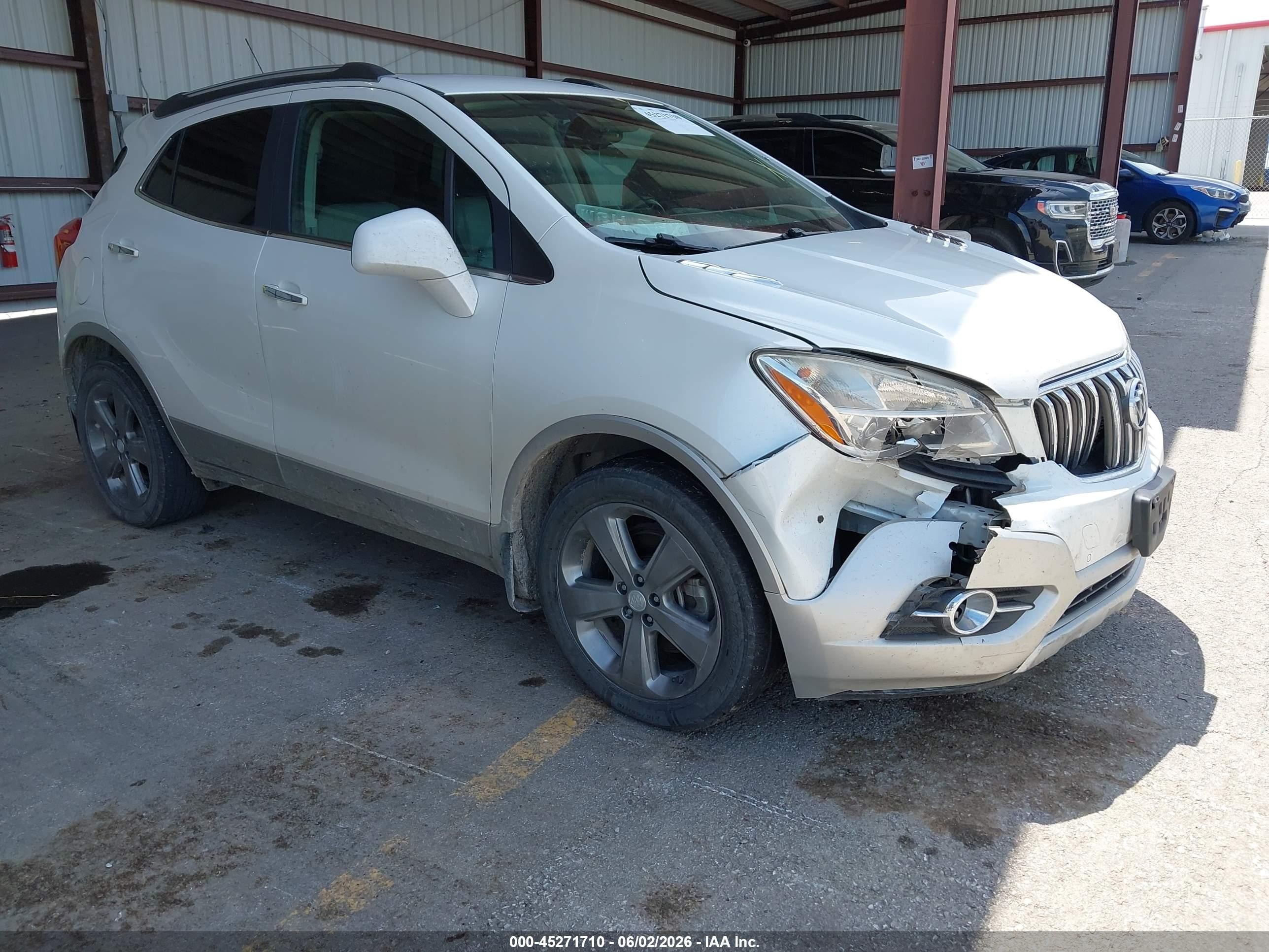 2013 Buick Encore Premium Белый vin: KL4CJDSB0DB108039