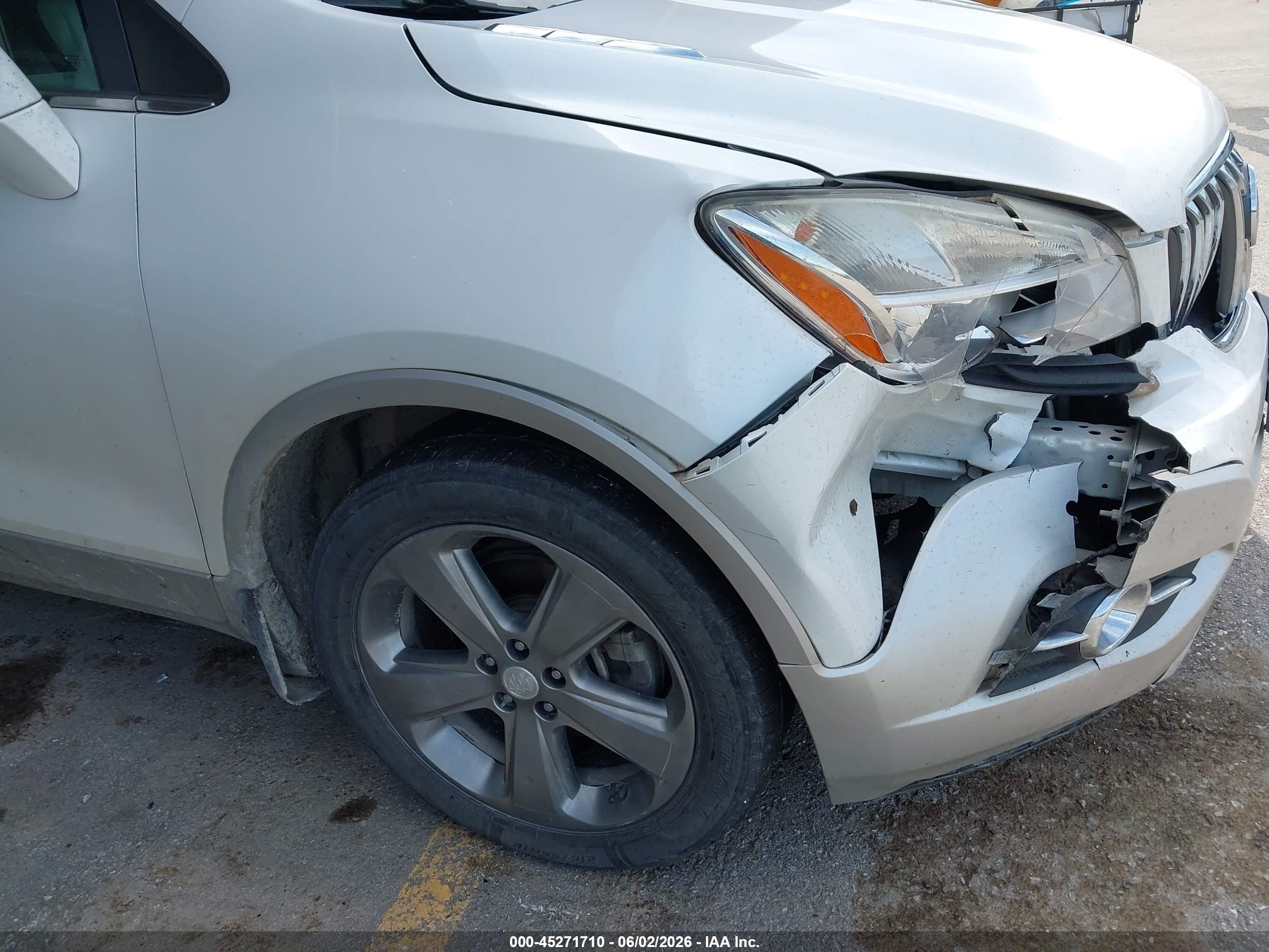 2013 Buick Encore Premium Белый vin: KL4CJDSB0DB108039