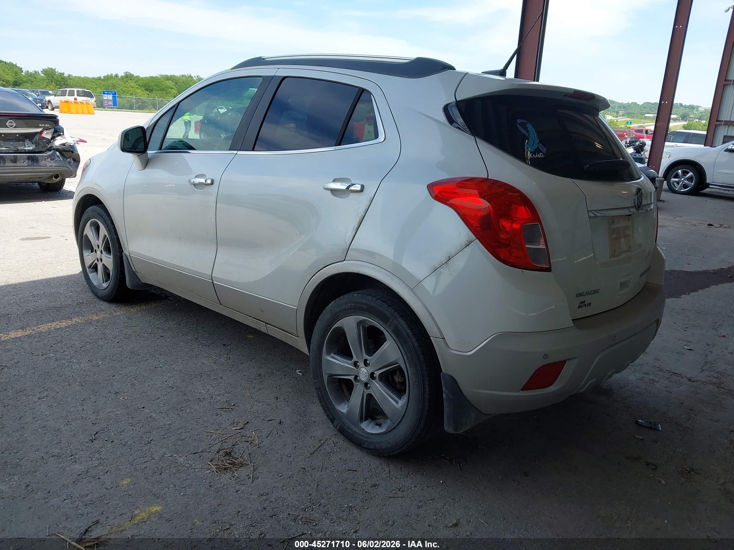 2013 Buick Encore Premium Белый vin: KL4CJDSB0DB108039