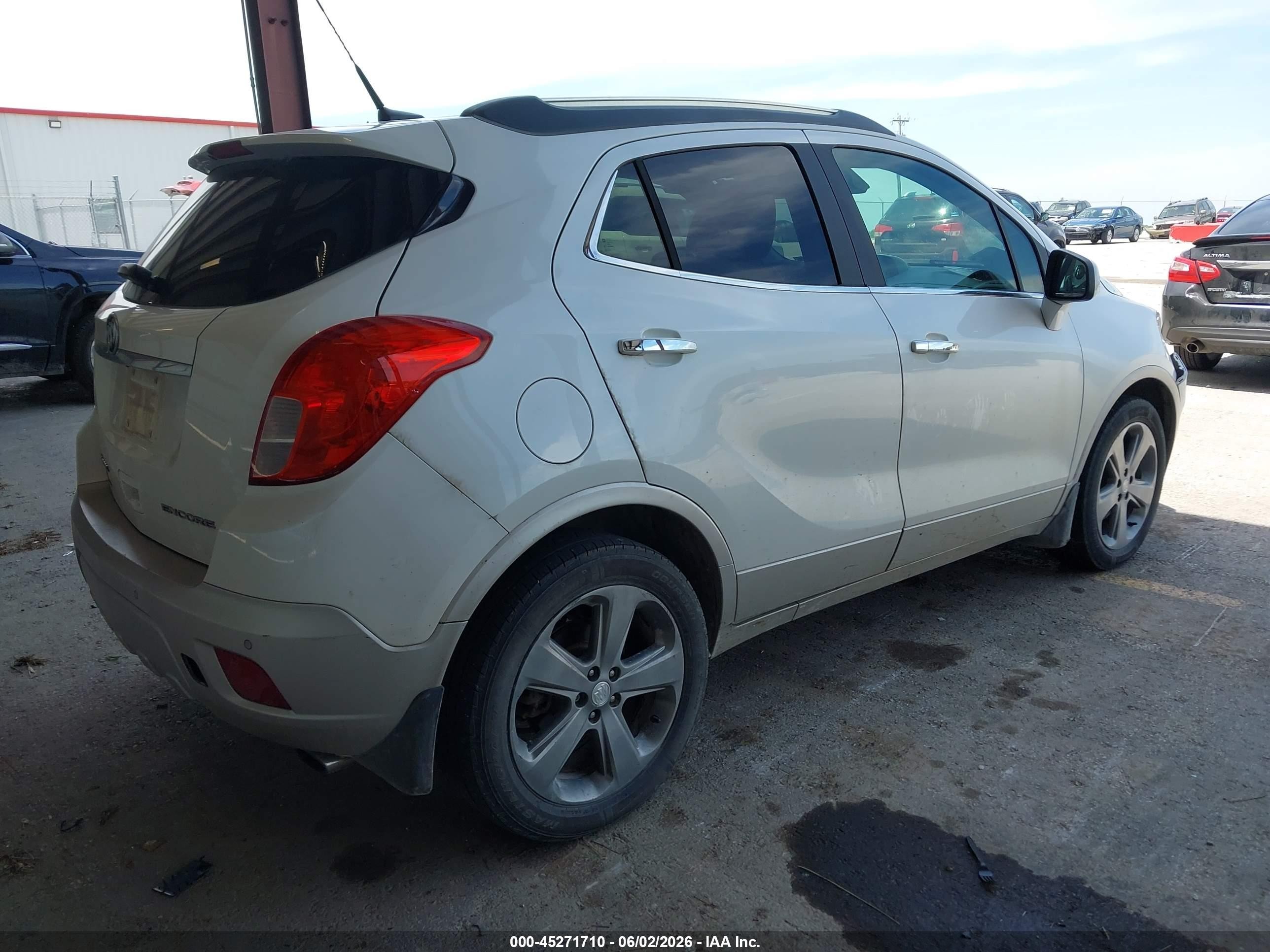 2013 Buick Encore Premium Белый vin: KL4CJDSB0DB108039