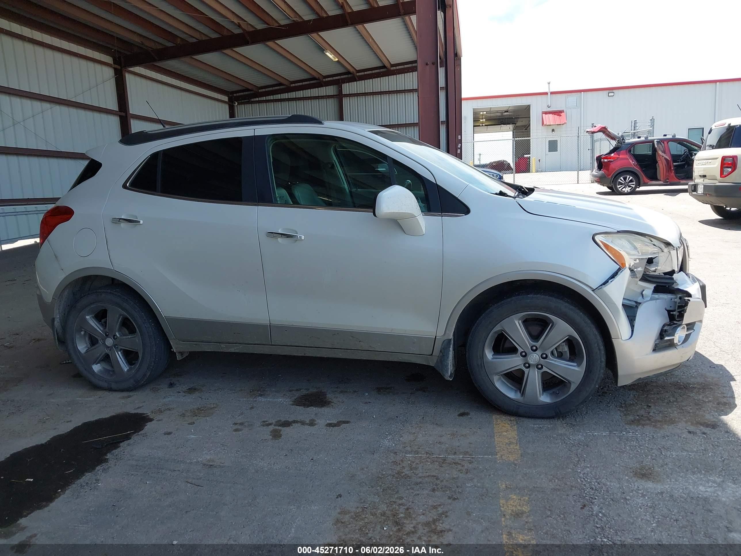 2013 Buick Encore Premium Белый vin: KL4CJDSB0DB108039
