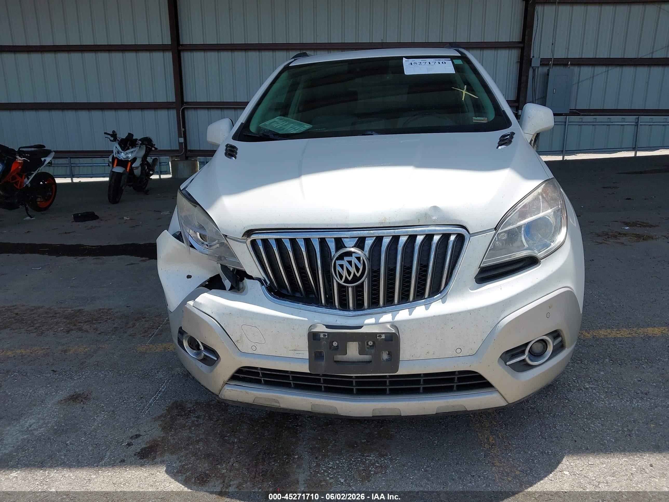 2013 Buick Encore Premium Белый vin: KL4CJDSB0DB108039