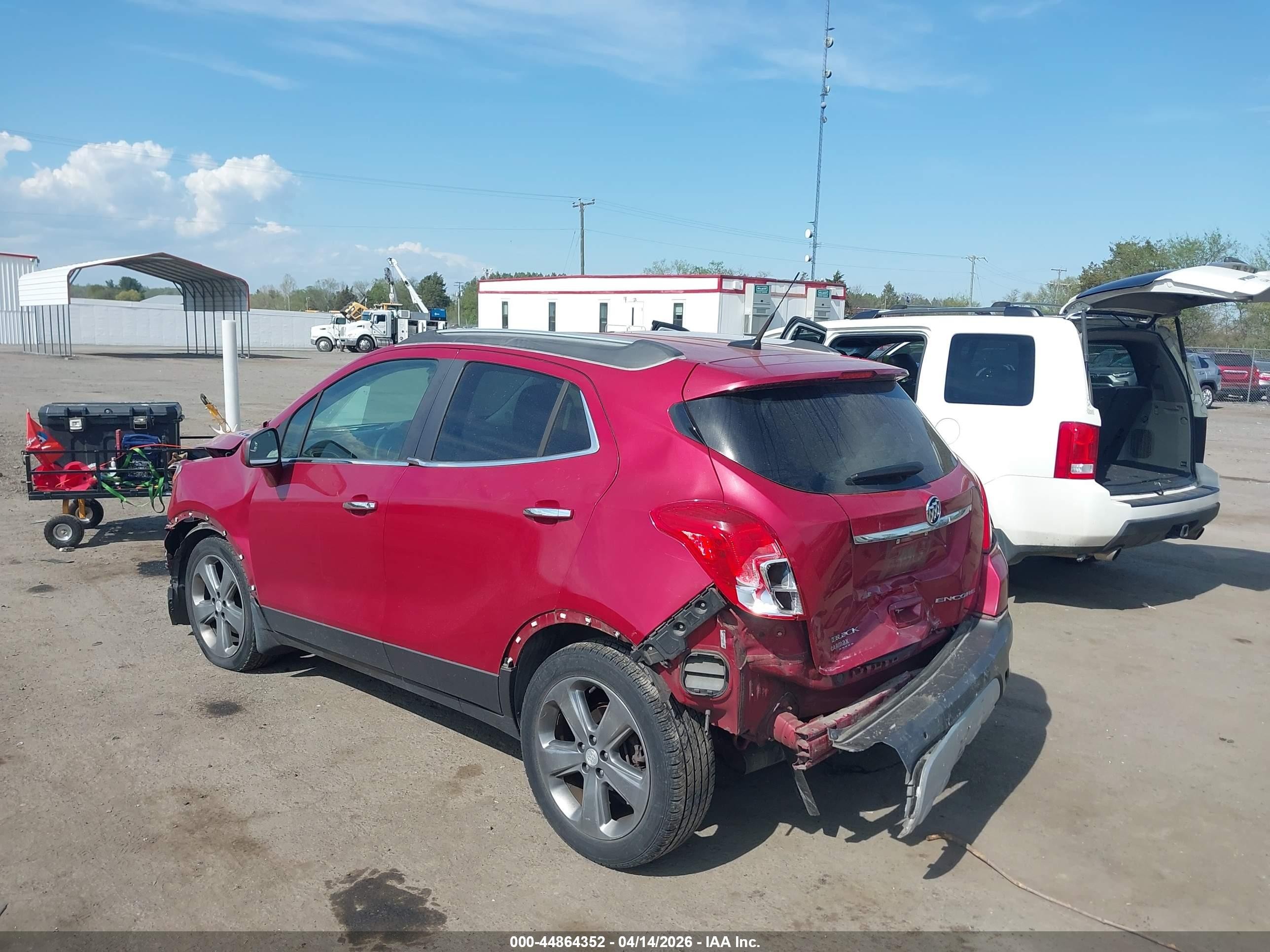 2013 Buick Encore Premium Burgundy vin: KL4CJDSB0DB188782