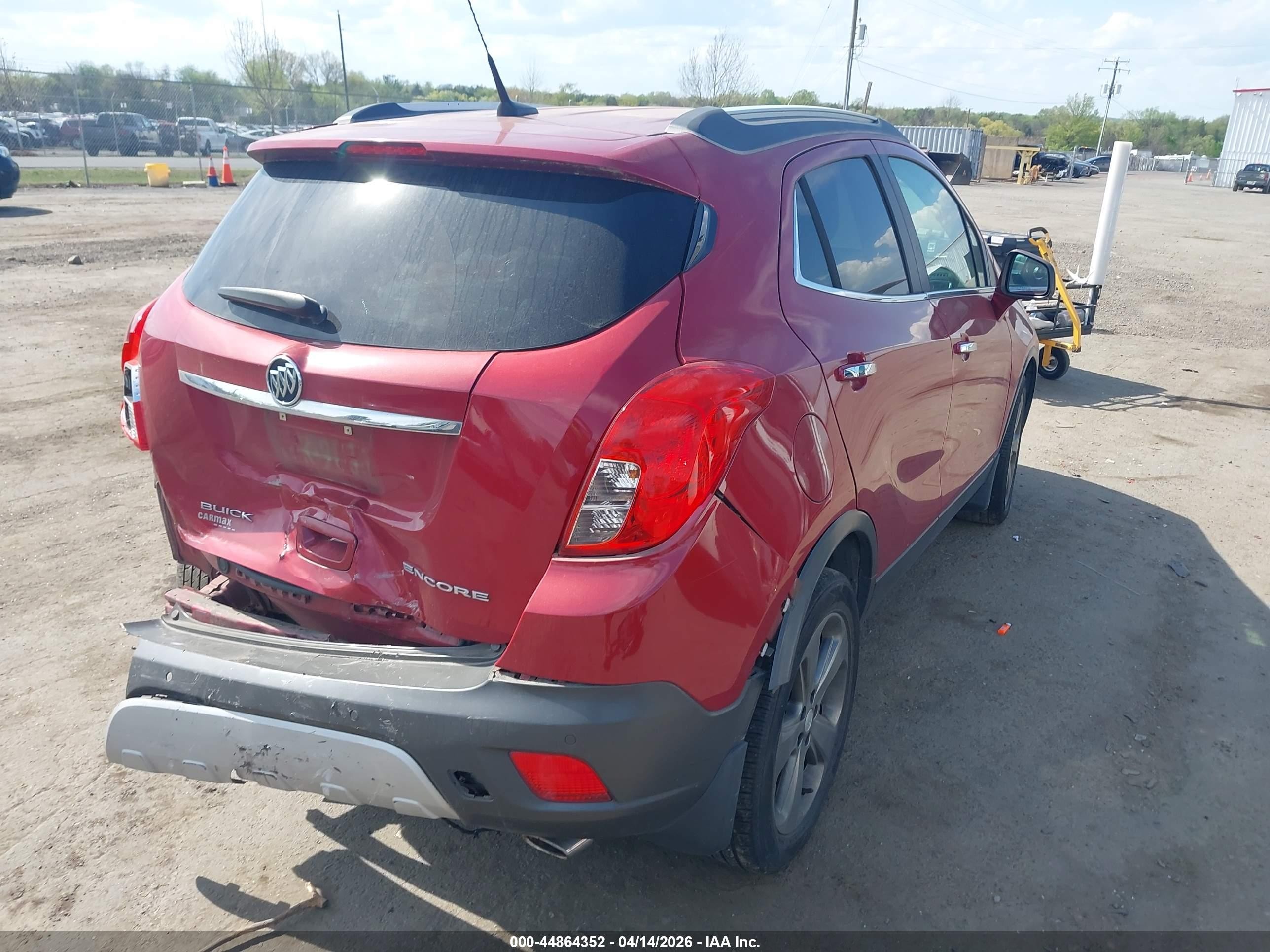 2013 Buick Encore Premium Burgundy vin: KL4CJDSB0DB188782