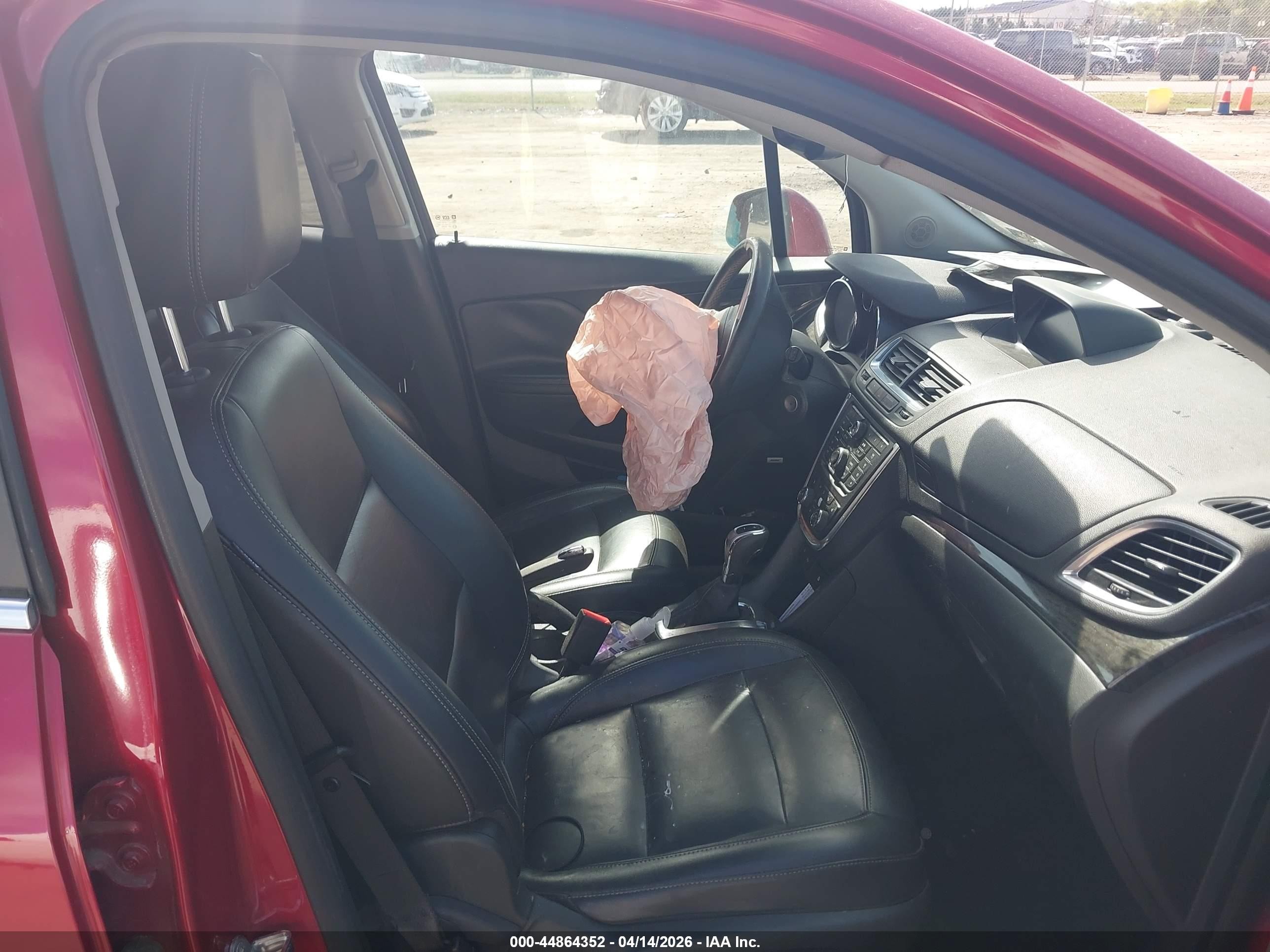 2013 Buick Encore Premium Burgundy vin: KL4CJDSB0DB188782